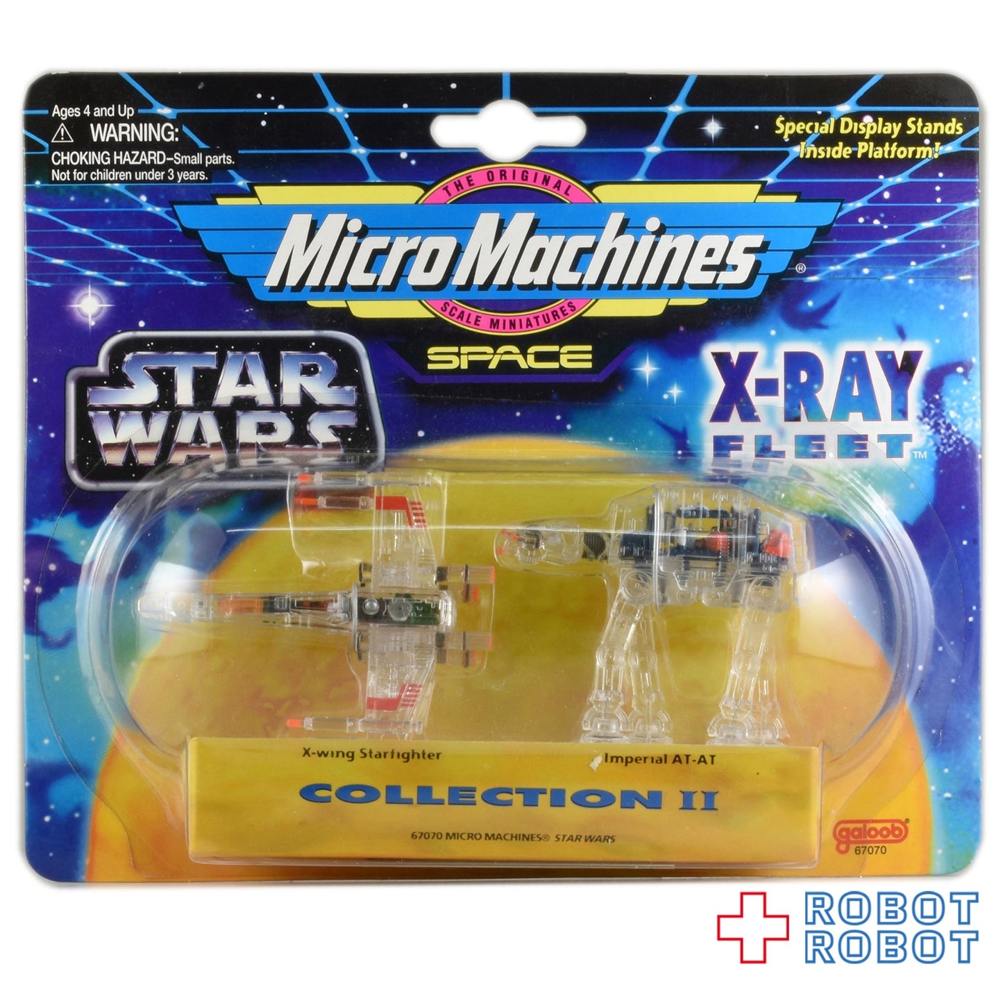 スター・ウォーズ マイクロマシンズ X-RAY FLEET コレクションⅡ Xウィング AT-AT