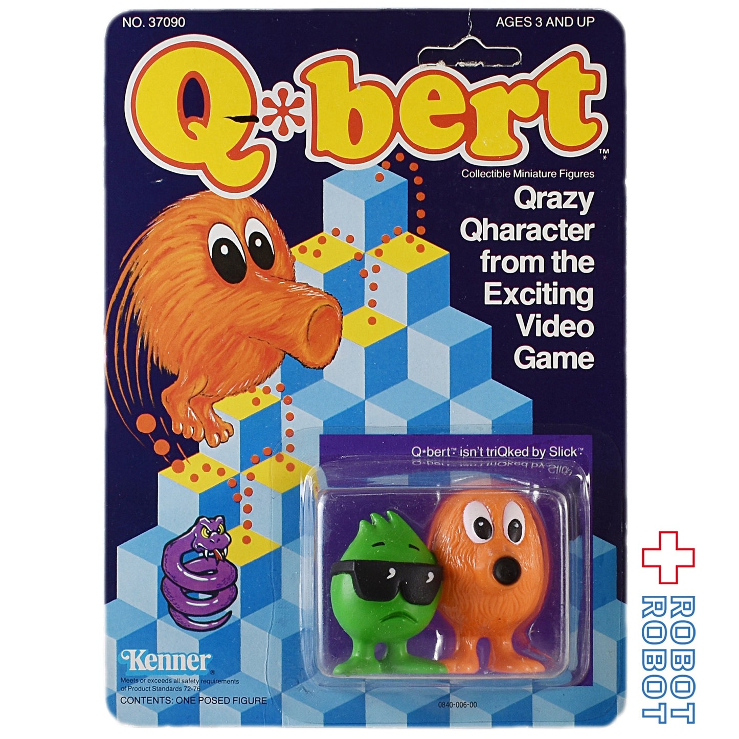 Q*bert キューバート PVCフィギュア Qバート＆スリック 未開封