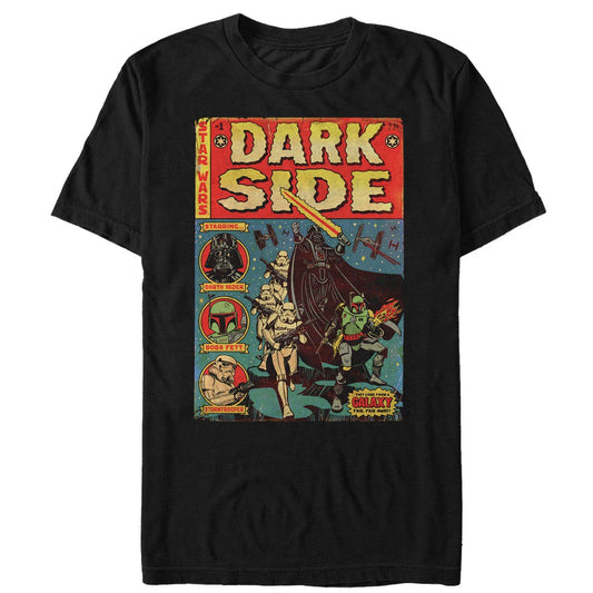 スター・ウォーズ Tシャツ Star Wars Dark Side Villain Comic Book Black
