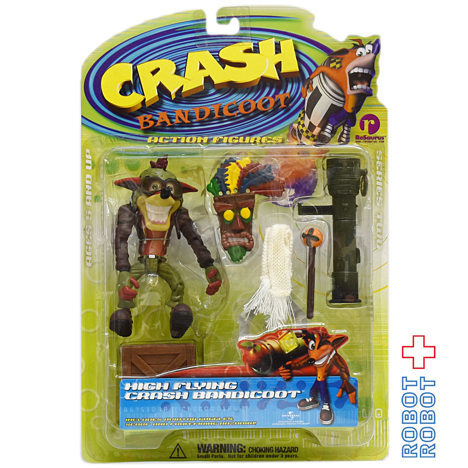 クラッシュ・バンディクー アクション・フィギュア ハイフライングクラッシュバンディクー