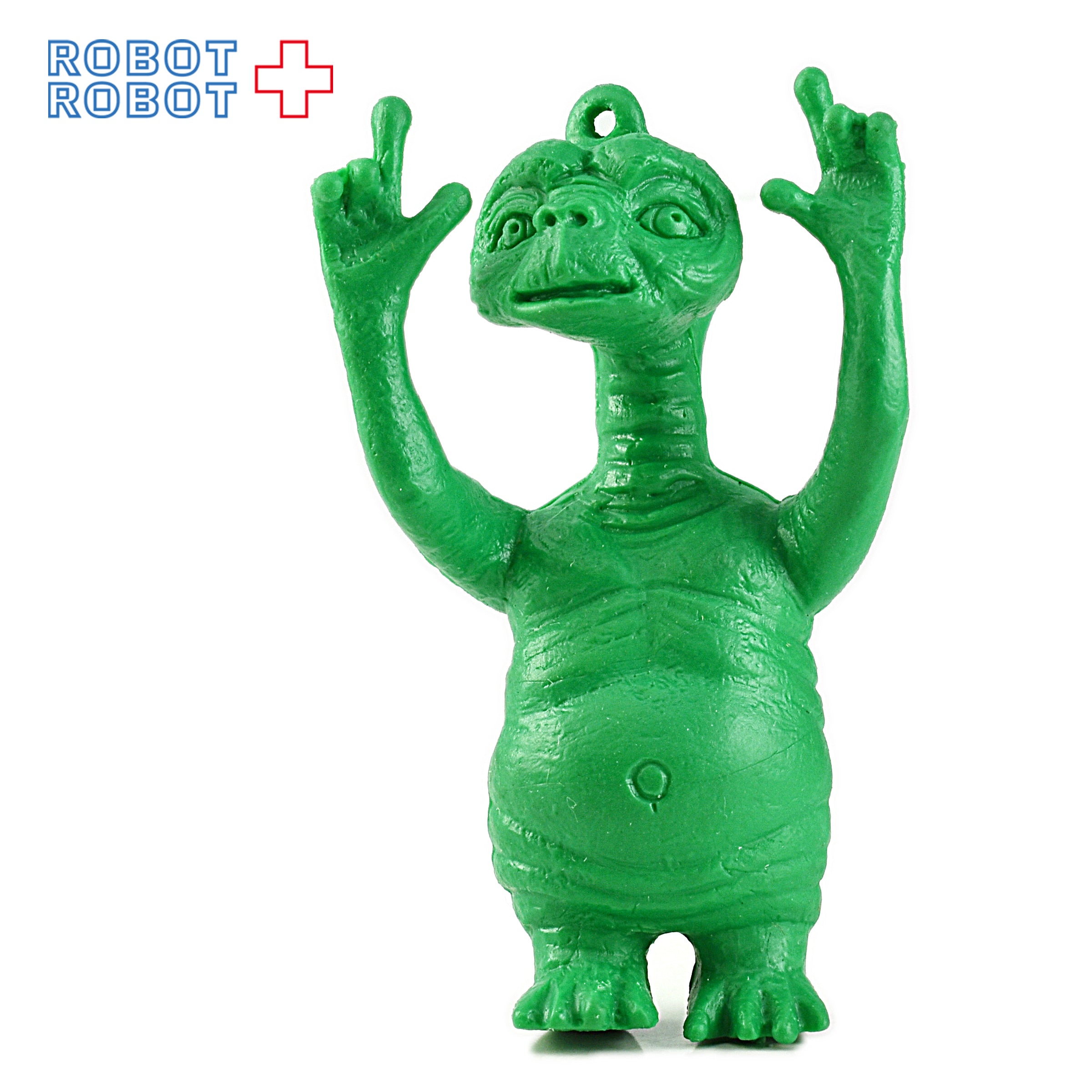 当時物 E.T. グリーン ラバー フィギュア GREEN E.T E.T. PVCフィギュア 緑 両手上げ – ROBOTROBOT