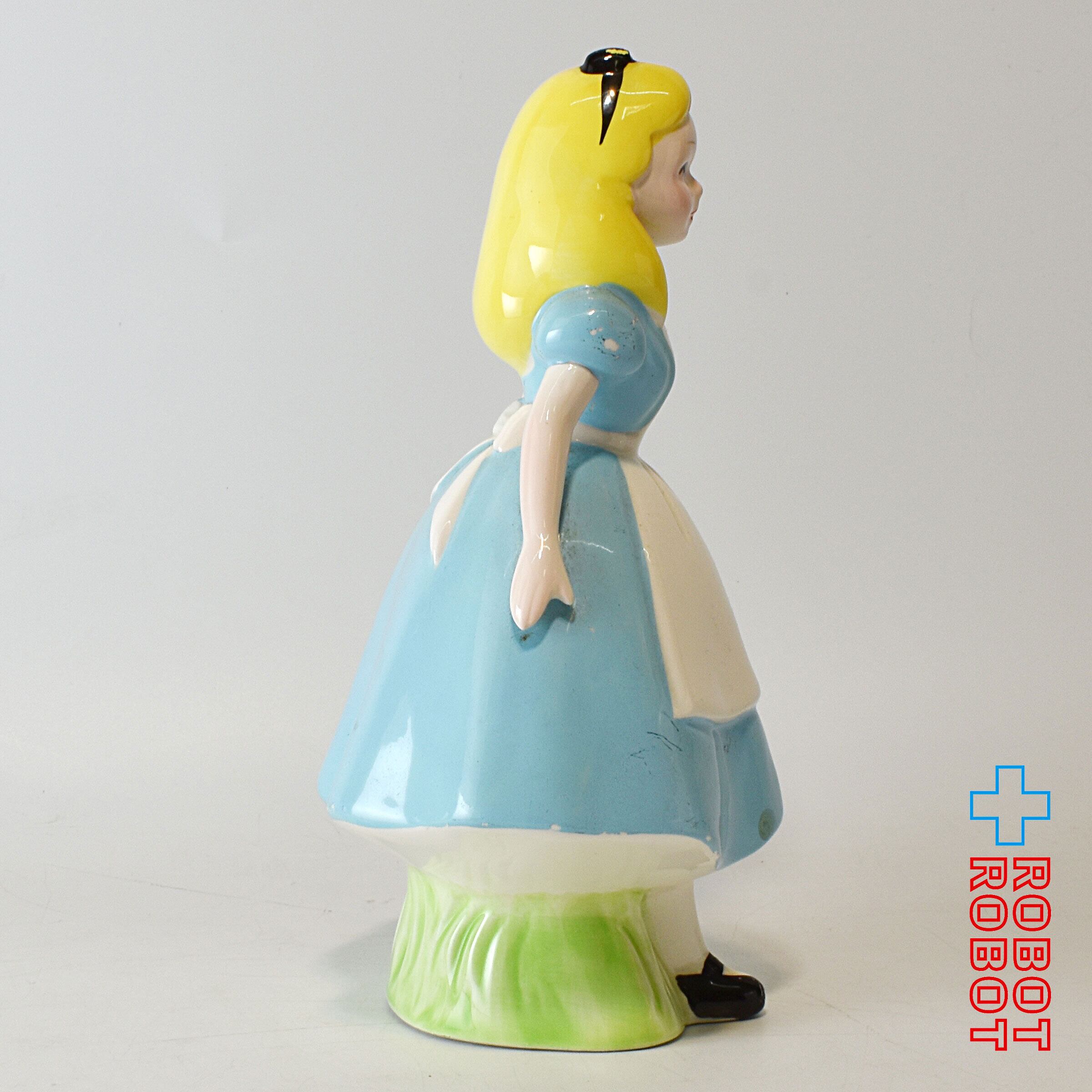 不思議の国のアリス Alice in Wonderland 陶器製フィギュア ディズニー ...