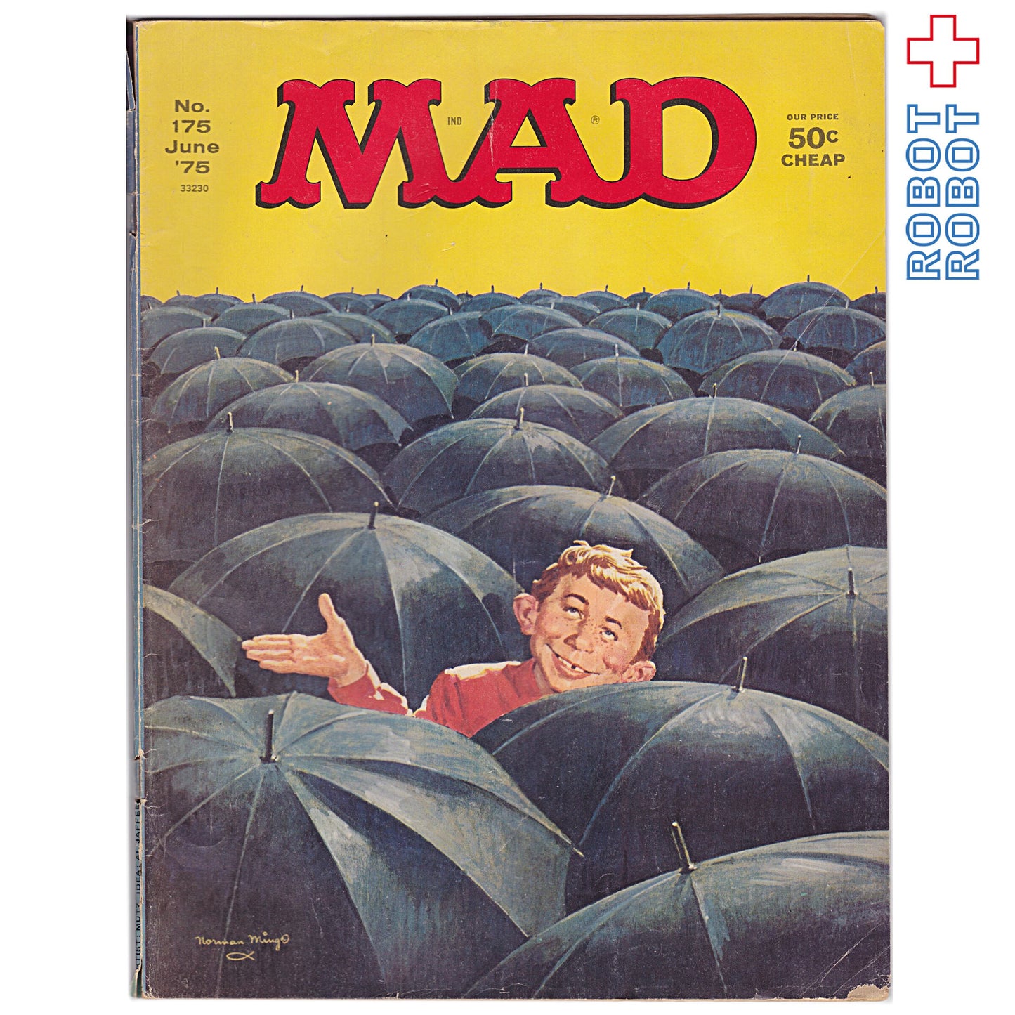 MAD MAGAZINE マッドマガジン no.175 傘 June 1975