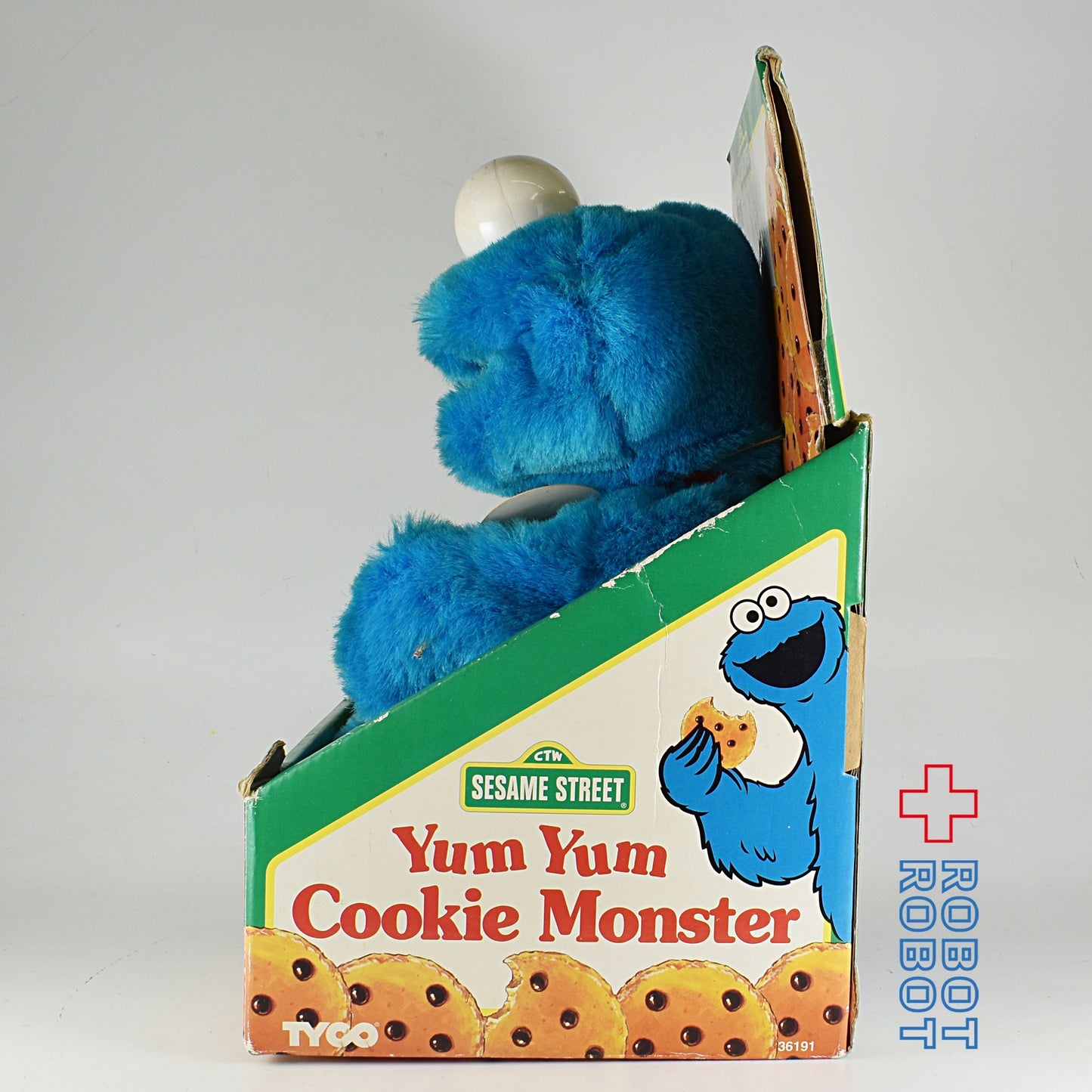 TYCO セサミストリート ヤム ヤム クッキーモンスター トーキング ぬいぐるみ