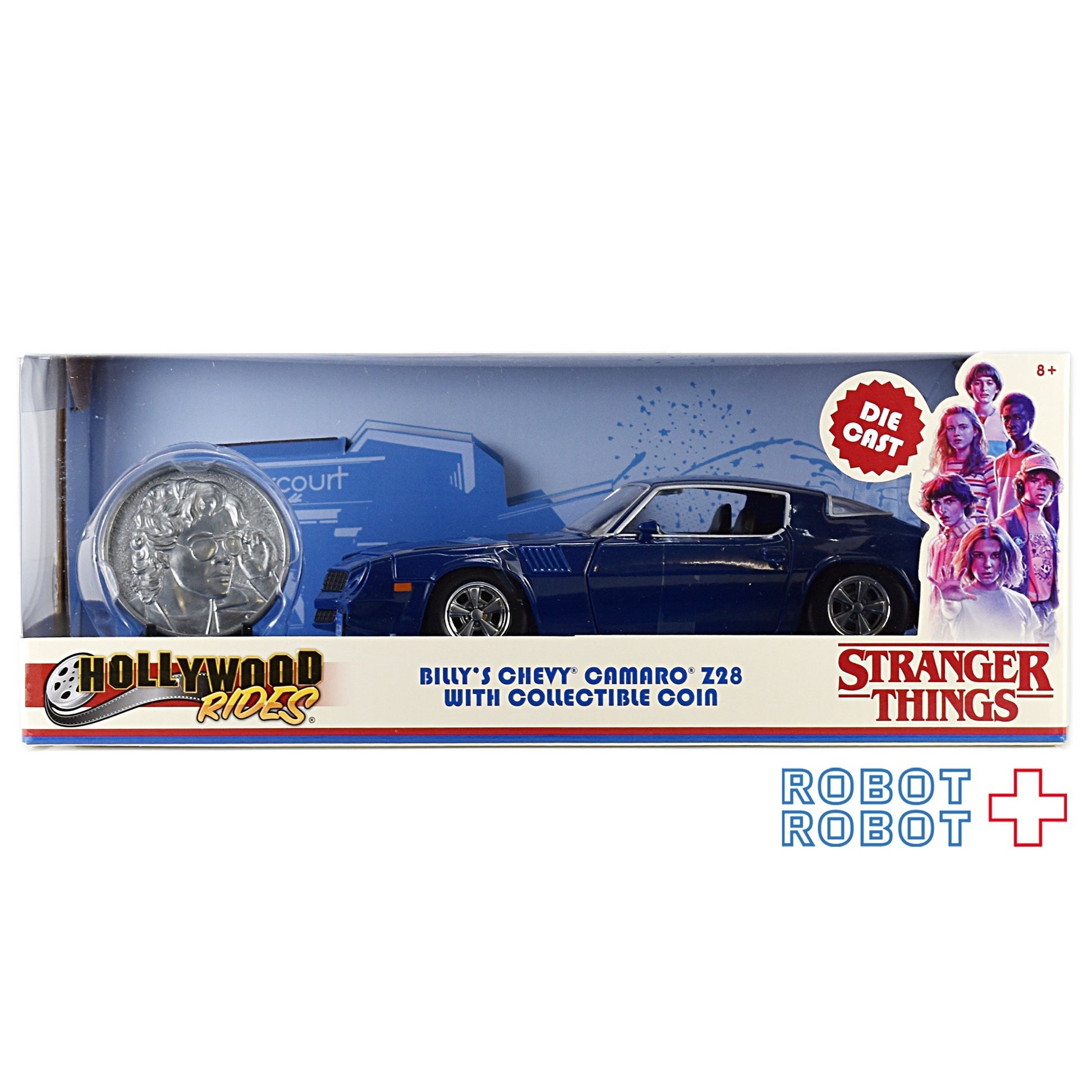 ●JADA TOYS メタルズ・ダイキャスト 1/24 ストレンジャー・シングス ビリー 1979 CAMARO Z28 with コイン