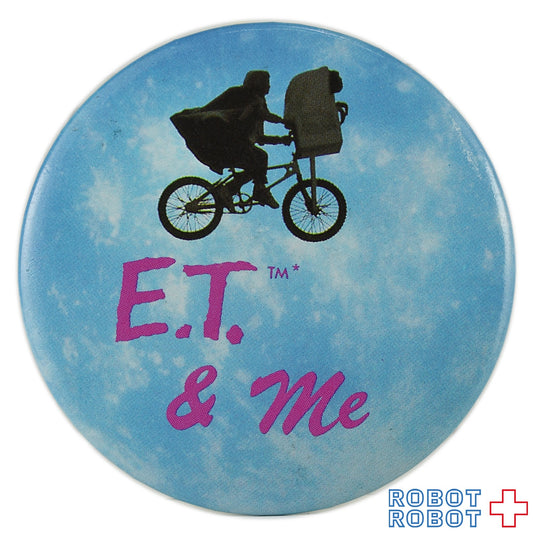 Aviva E.T 缶バッジ E.T. & Me エリオットの自転車