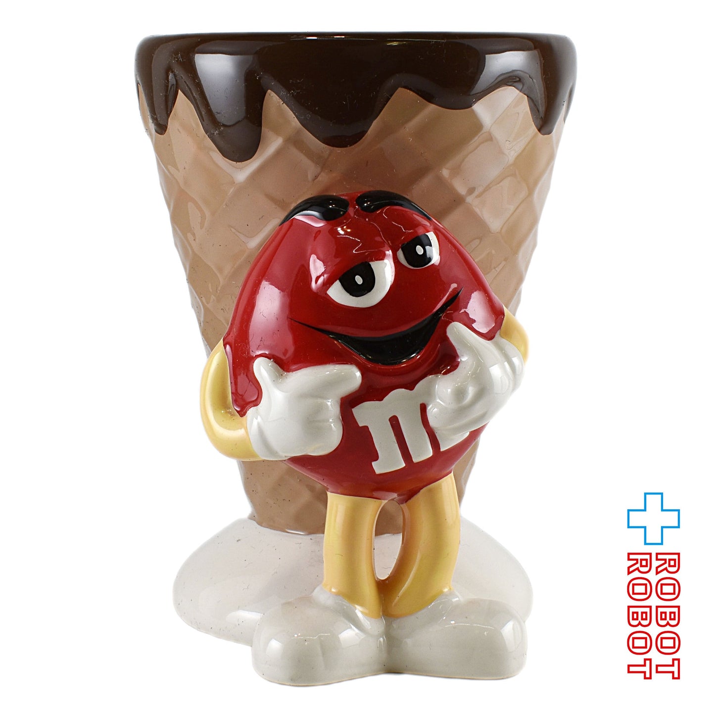 M&M's レッド  チョコレートコーン 陶器カップ エムアンドエムズ