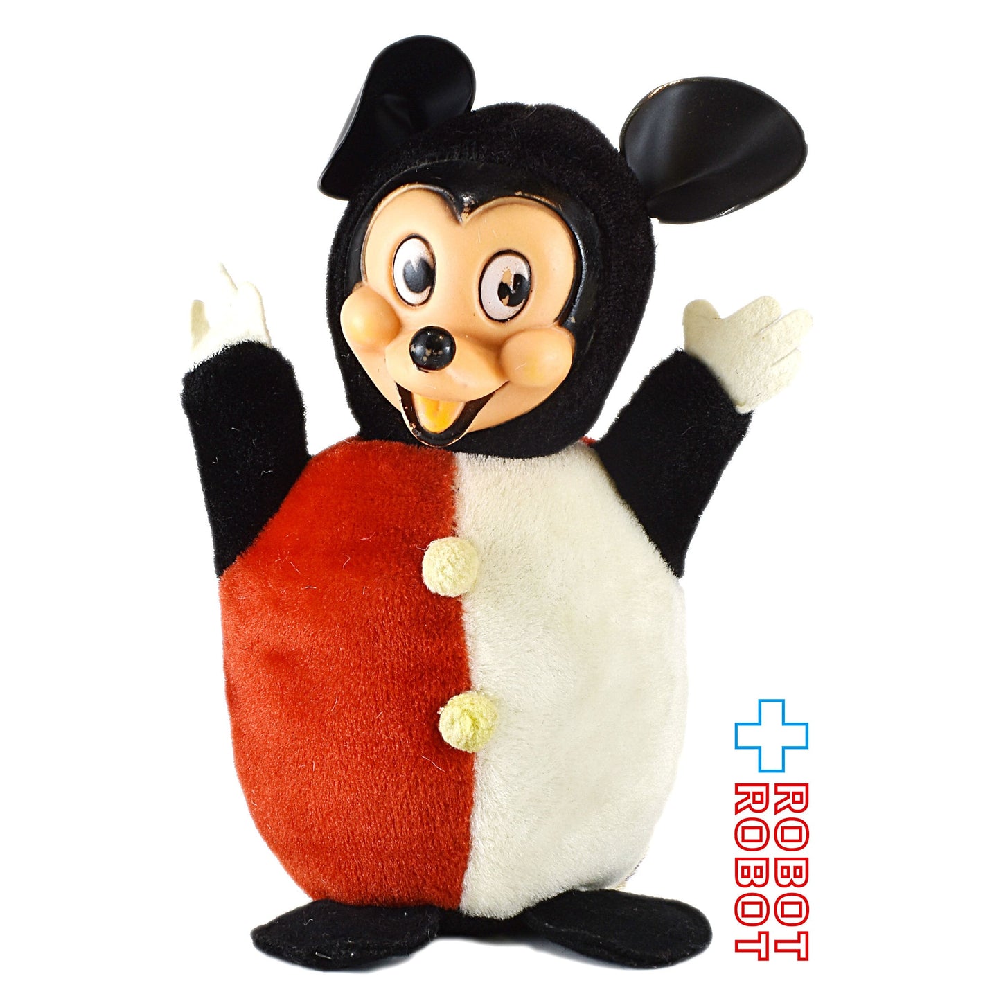 ディズニー ミッキーマウス ウールキン ラバーフェイスぬいぐるみ人形 ガンド社 メイドインジャパン