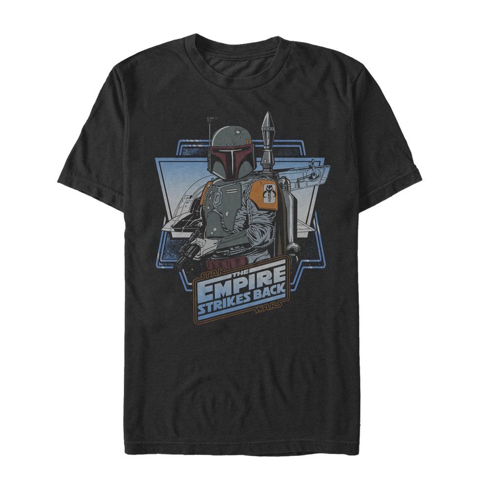 スター・ウォーズ Tシャツ Star Wars Empire Strikes Back Boba Fett Black