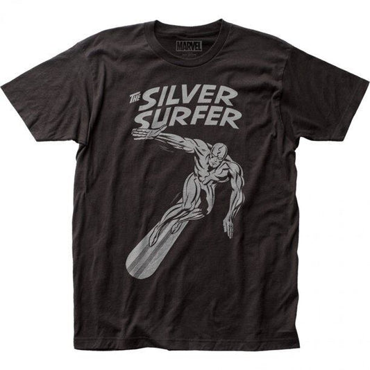 マーベル Tシャツ Marvel Comics Fantastic Four Silver Surfer Cosmic Wanderer Premium Black T-Shirt