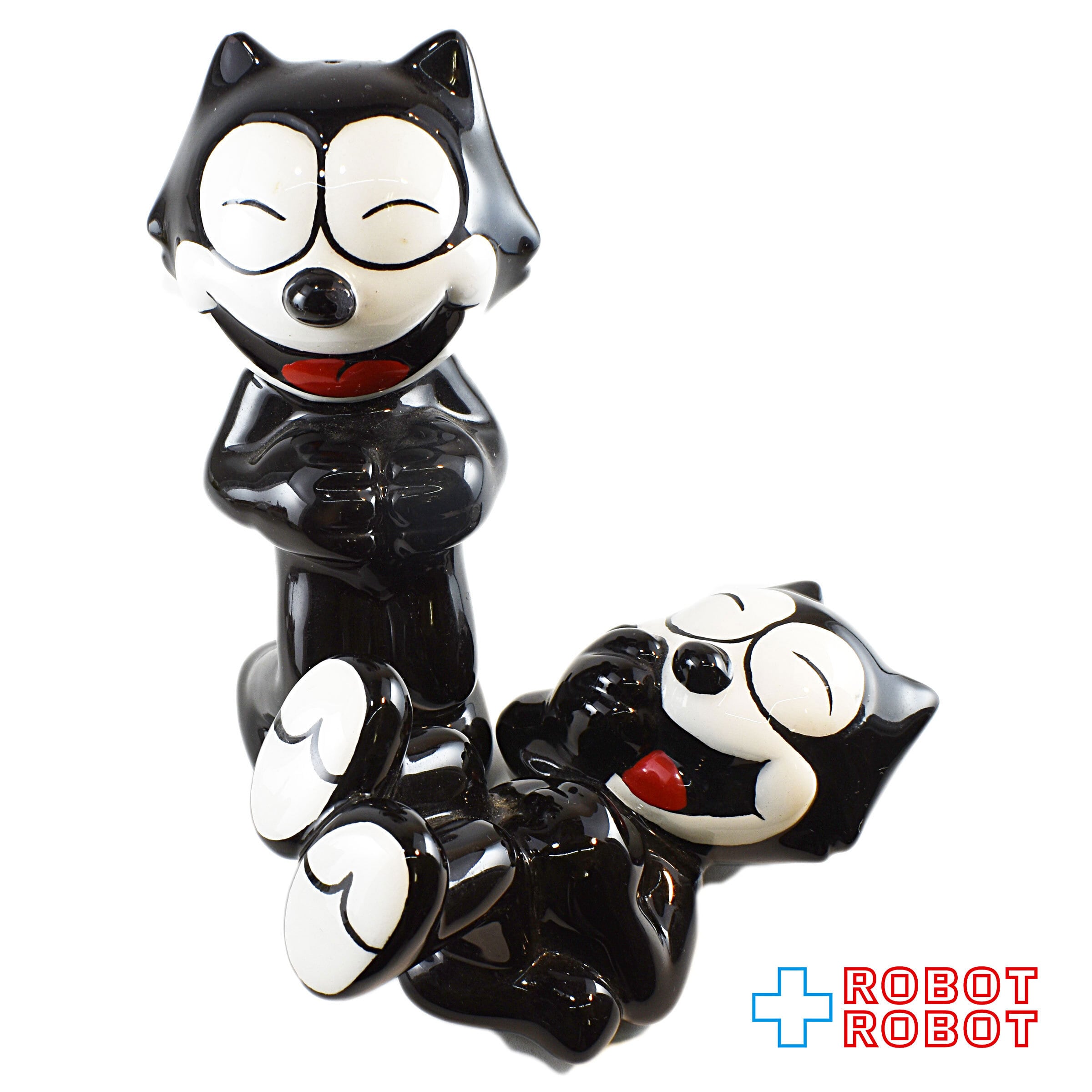 フィリックス・ザ・キャット 陶器製 ソルト＆ペッパー クレイアート社