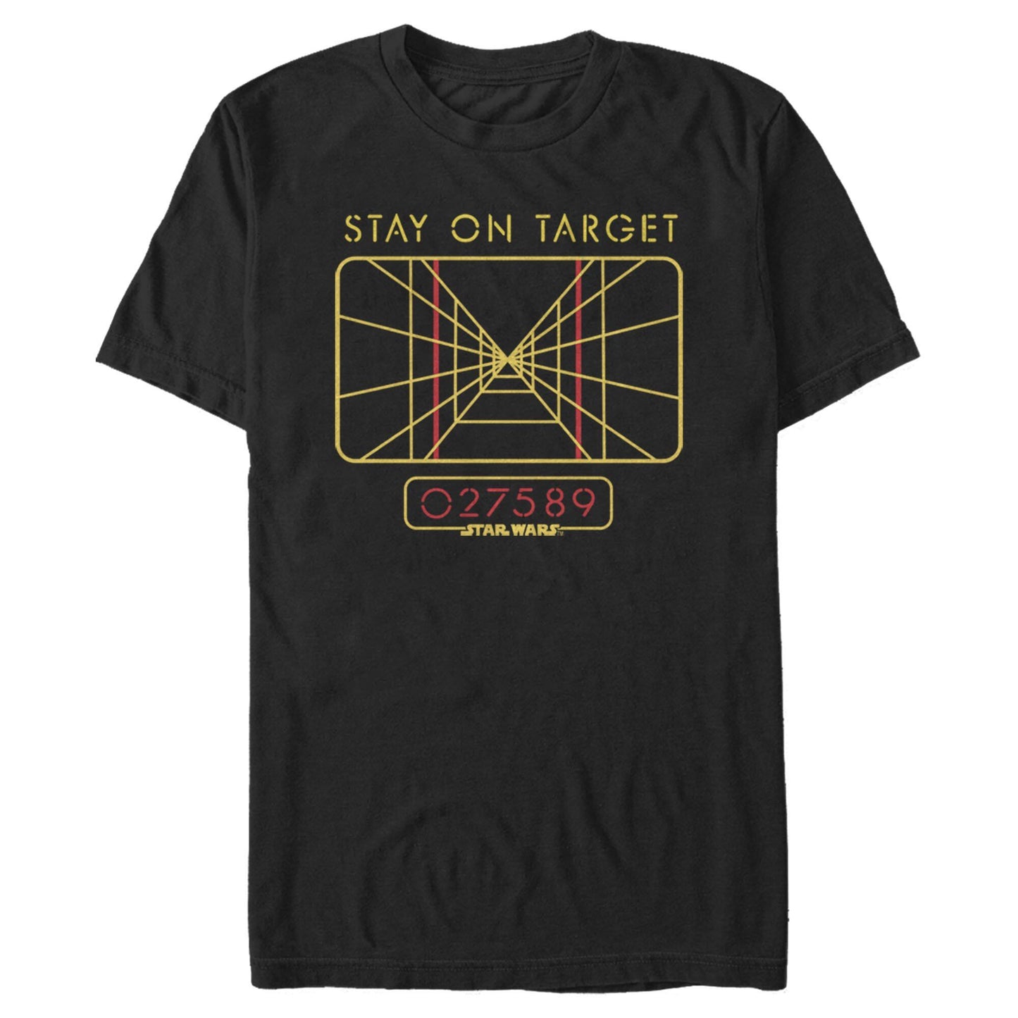 スター・ウォーズ Tシャツ Star Wars Stay on Target Line Black
