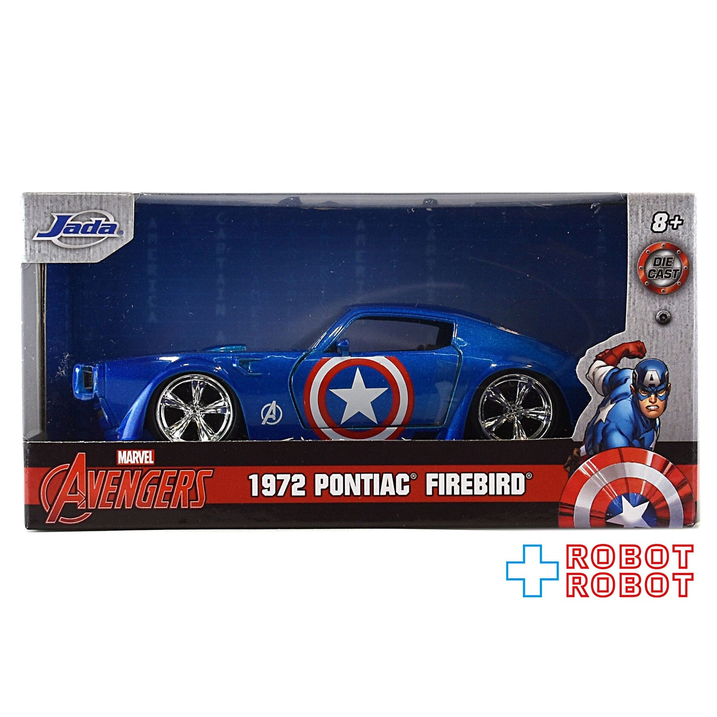JADA TOYS メタルズ・ダイキャスト 1/32 マーベル アベンジャーズ 1972 ポンティアック ファイアーバード 未開封