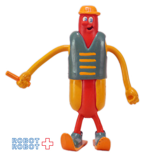 ネイサンズホットドッグ ベンダブルPVCフィギュア スキー緑シャツ