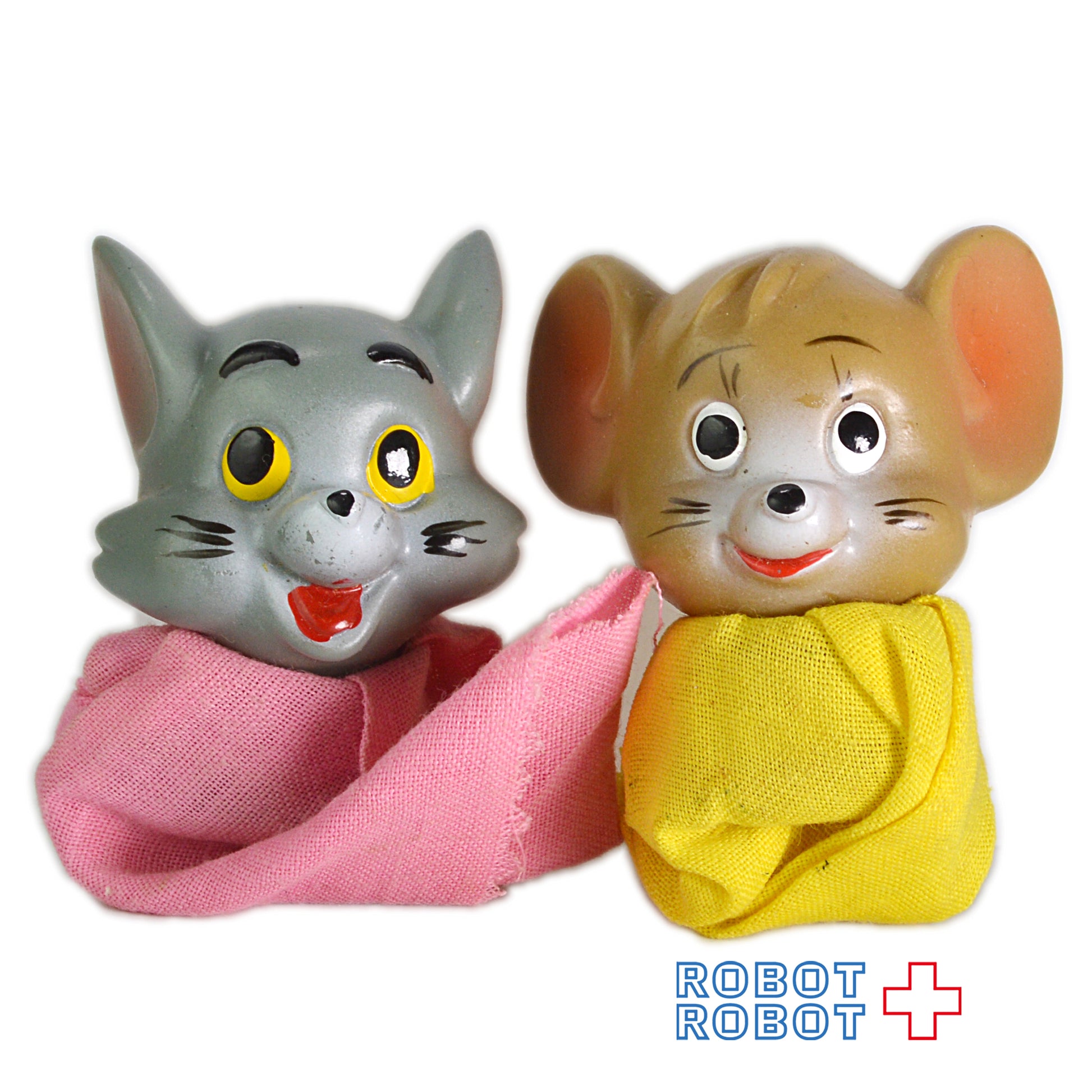 トム＆ジェリー ソフビ 指人形セット
