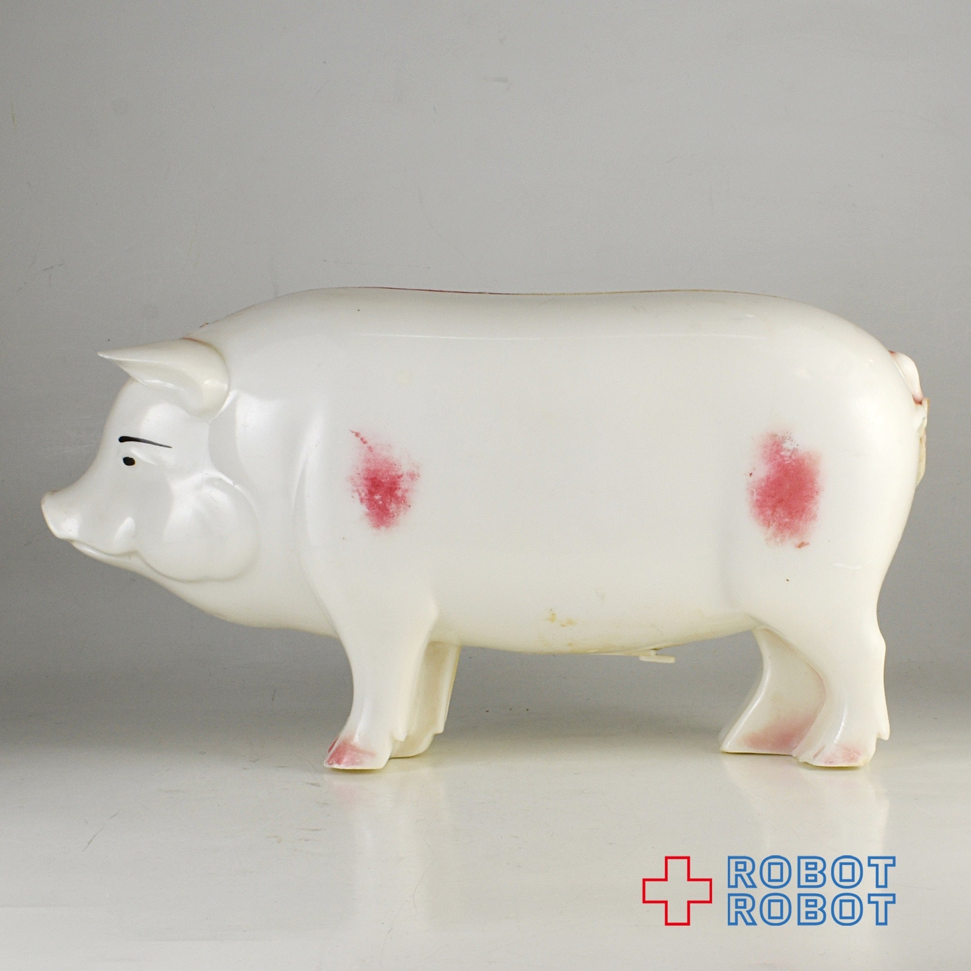 アメリカのソーセージ会社RBライス 豚のプラスチック貯金箱 バンク 難