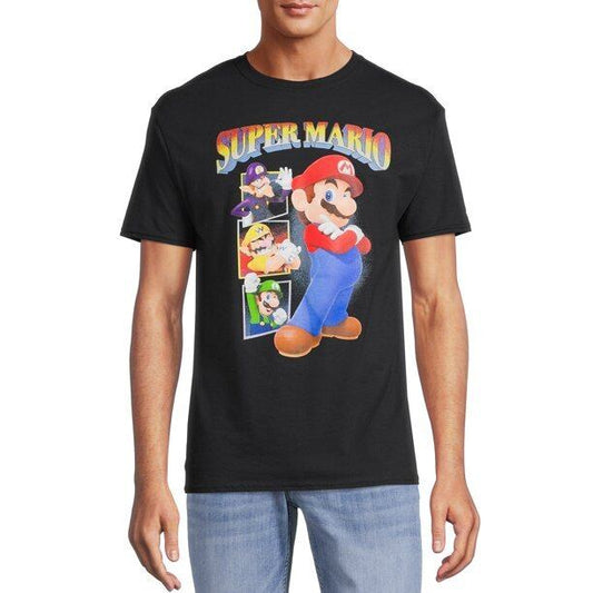 ニンテンドー Tシャツ Nintendo Super Mario スーパーマリオ腕組