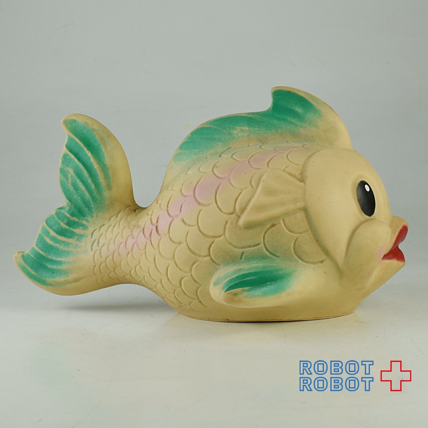 魚 フィッシュ ラバードール 白黒目 全長14センチ 難あり