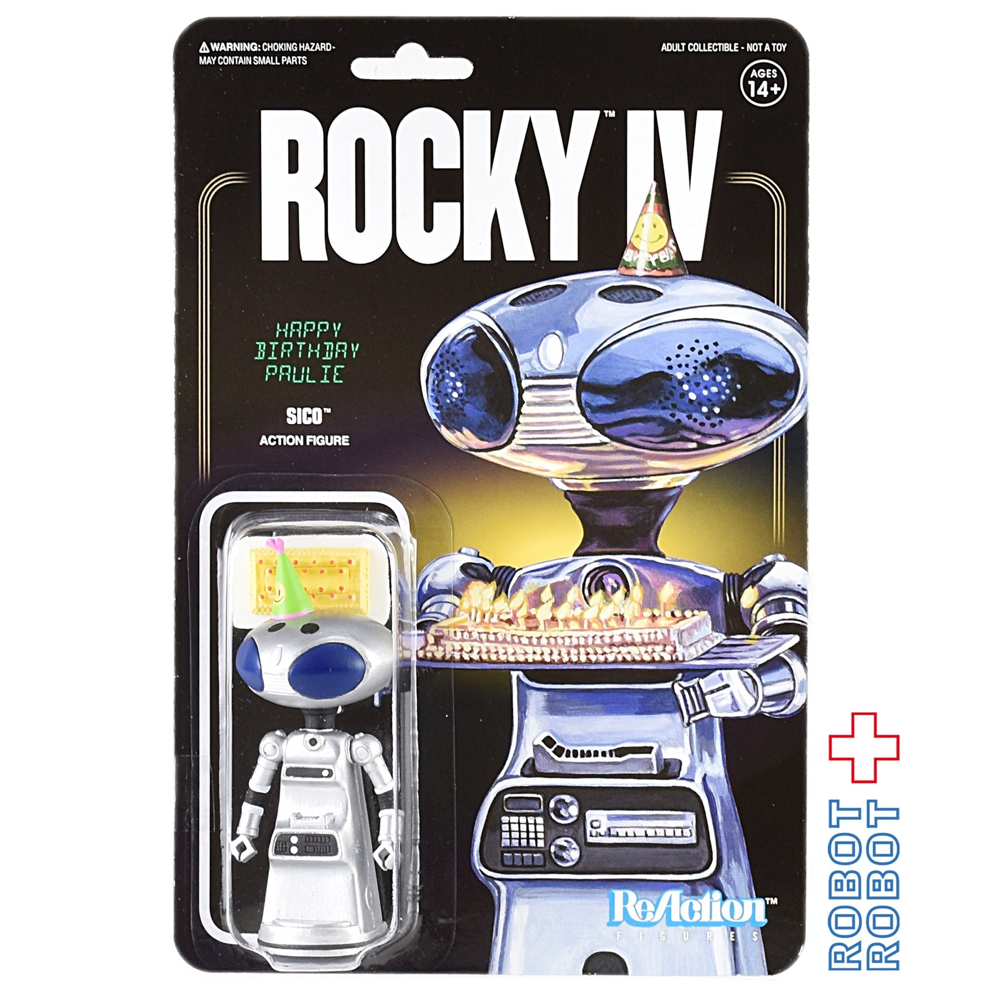 リ・アクション ロッキー4 ポーリーのロボット 3.75インチ リ・アクション ロッキー4 ポーリーのロボット 3.75インチ