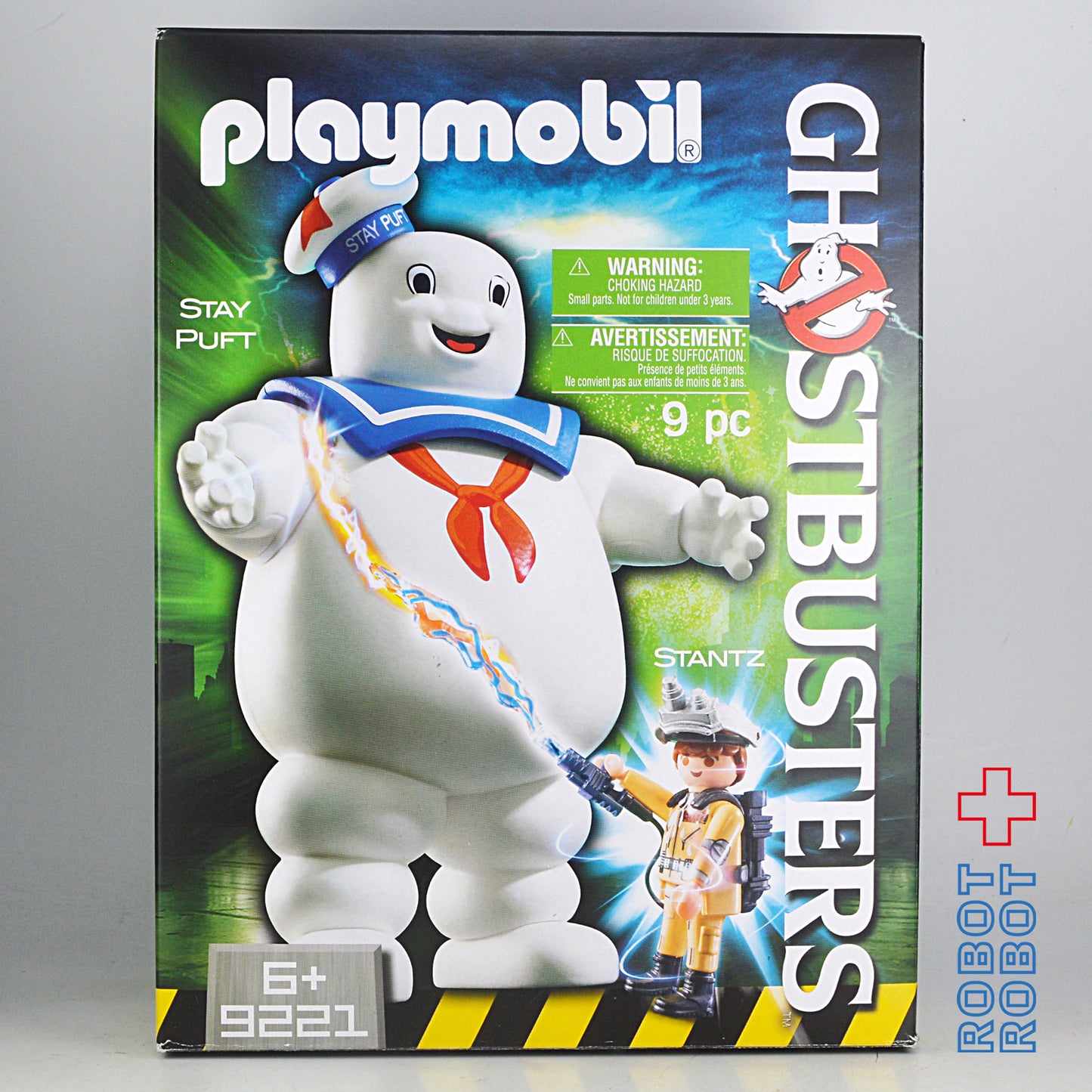 プレイモービル 9221 ゴーストバスターズ マシュマロマン ステイパフト 開封中古