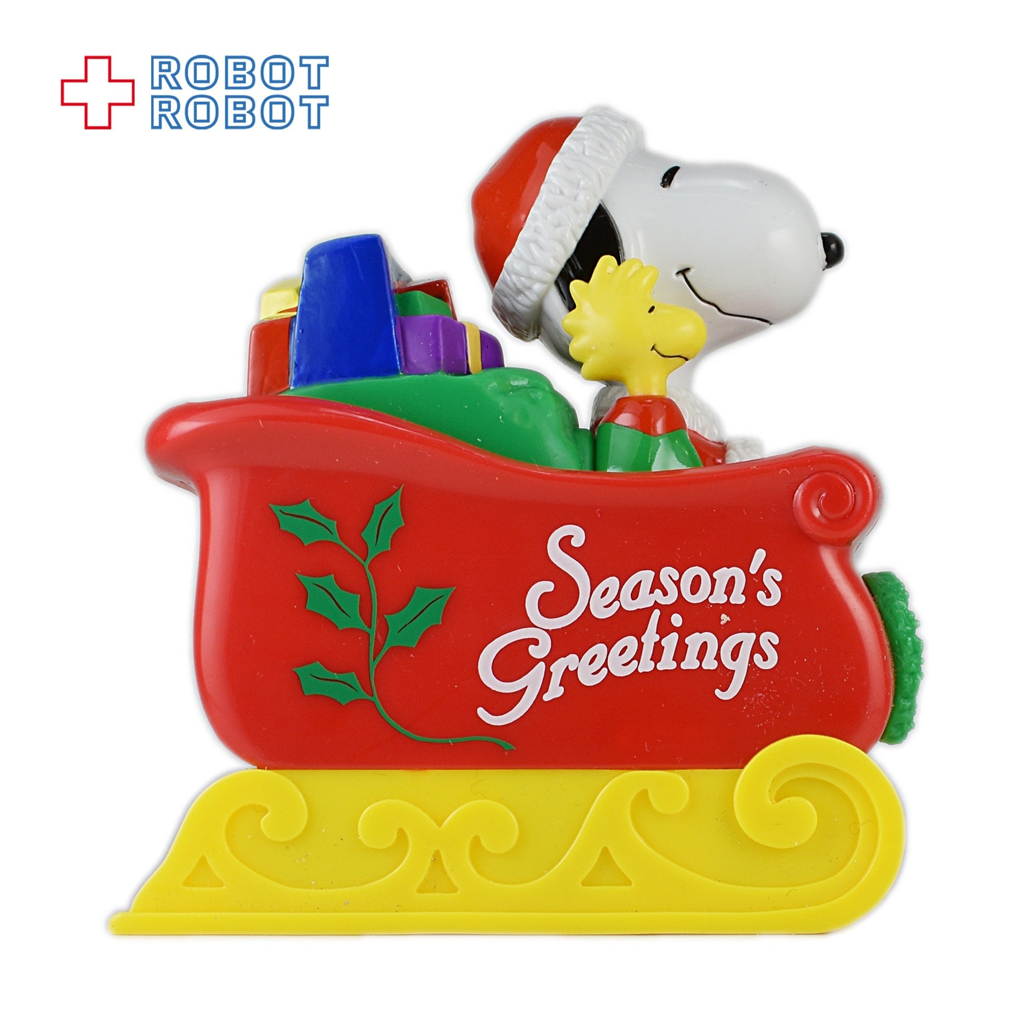 スヌーピー プラスチック貯金箱 クリスマスのソリ – ROBOTROBOT