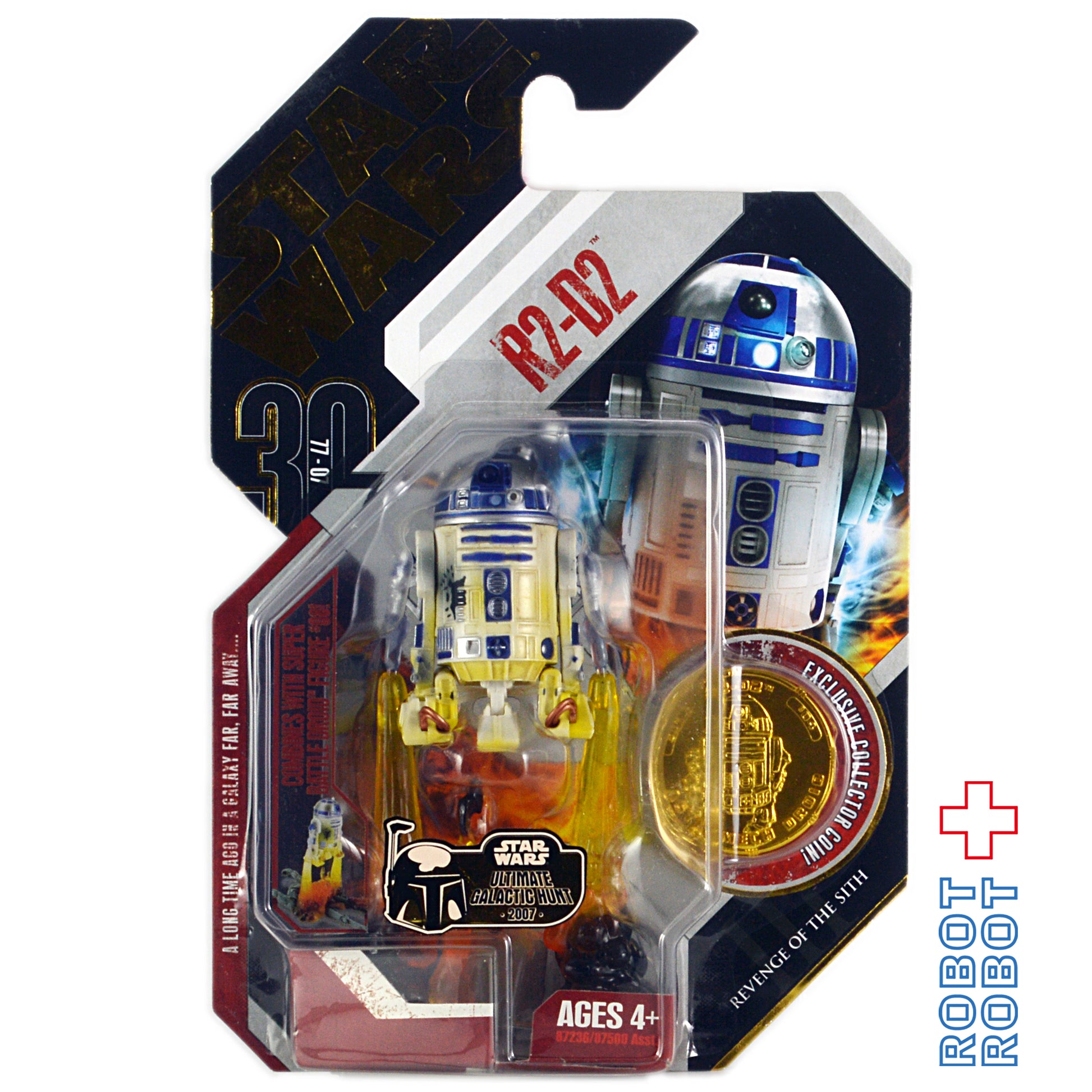 スター・ウォーズ 30TH R2-D2 ROTS アクションフィギュア MOC ゴールド US版