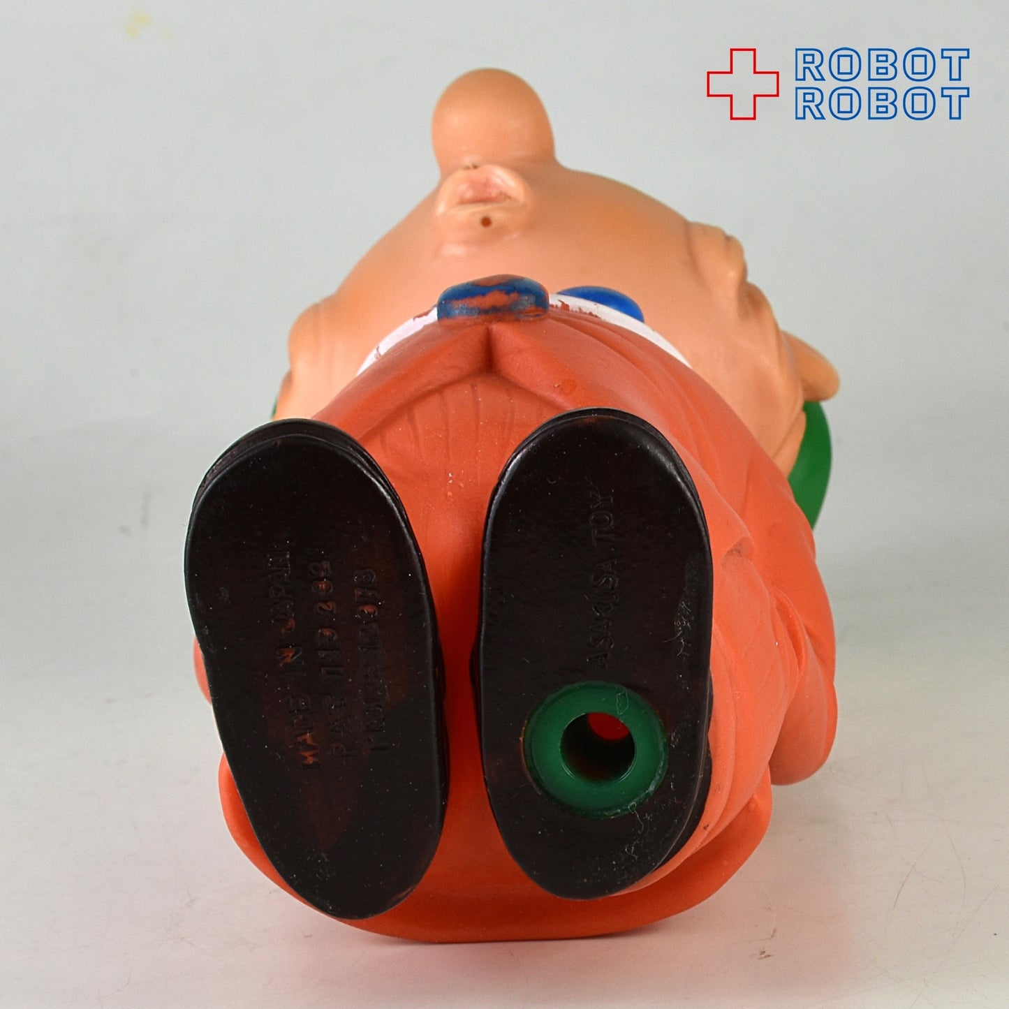 浅草玩具 オレンジスーツおじさん ソフビフィギュア