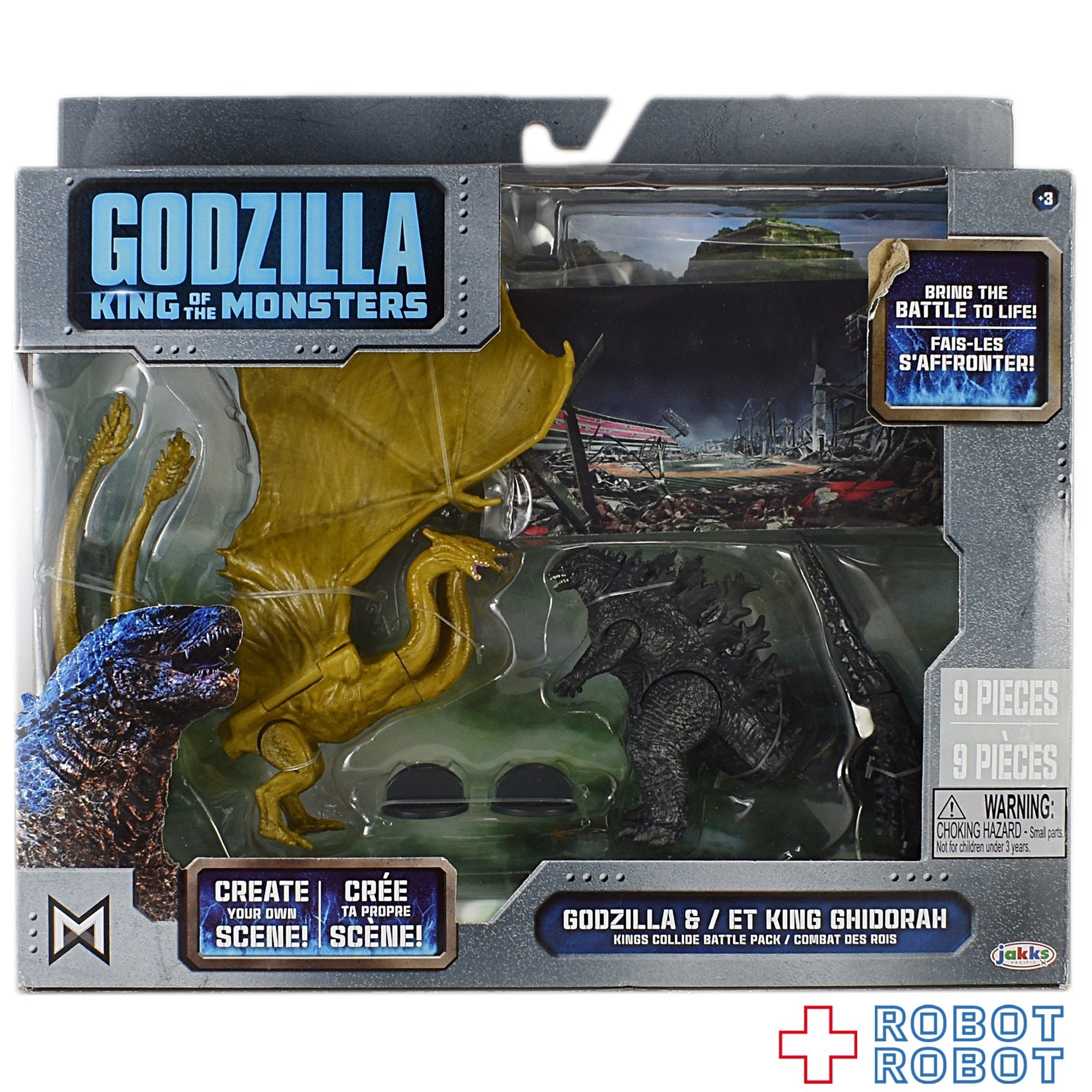 Jakks Pacific ゴジラ キング・オブ・モンスターズ ゴジラ 対