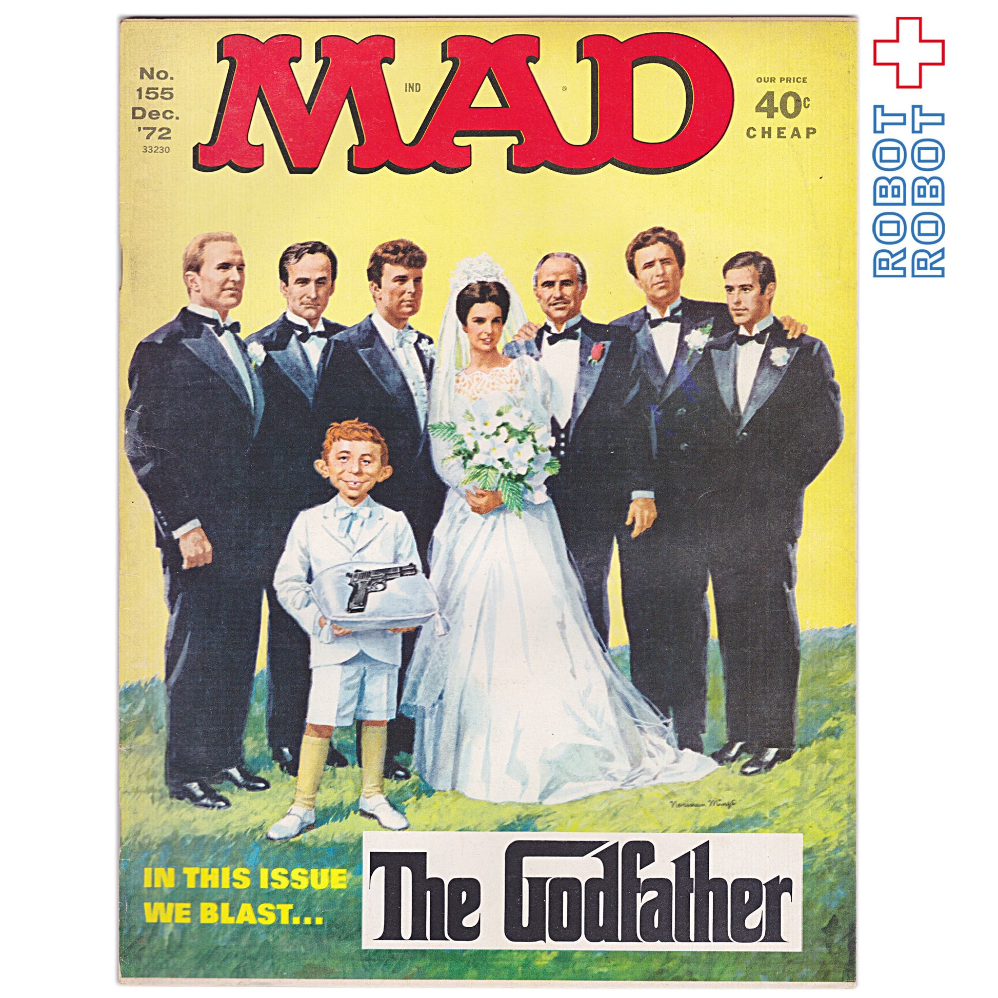 MAD MAGAZINE マッドマガジン no.155 ゴッドファーザー December 1972