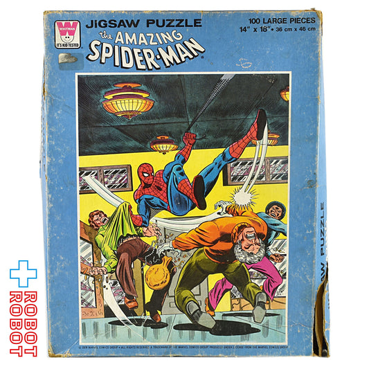 マーベル スパイダーマン 100ピース ジグゾーパズル 1978 開封品