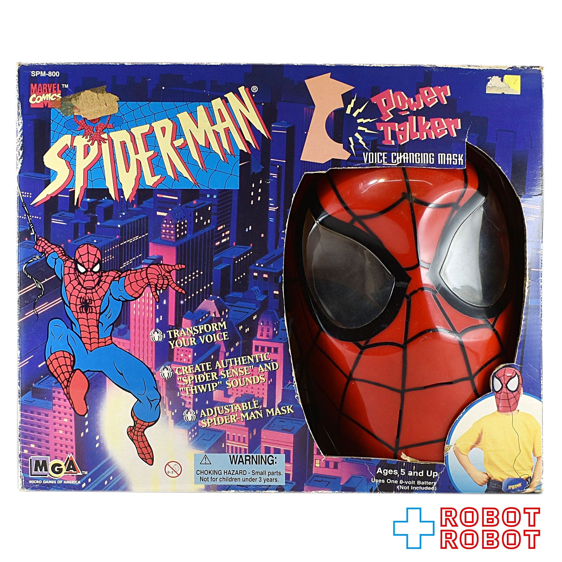 MGA スパイダーマン パワートーカー ボイスチェンジング マスク 箱入 