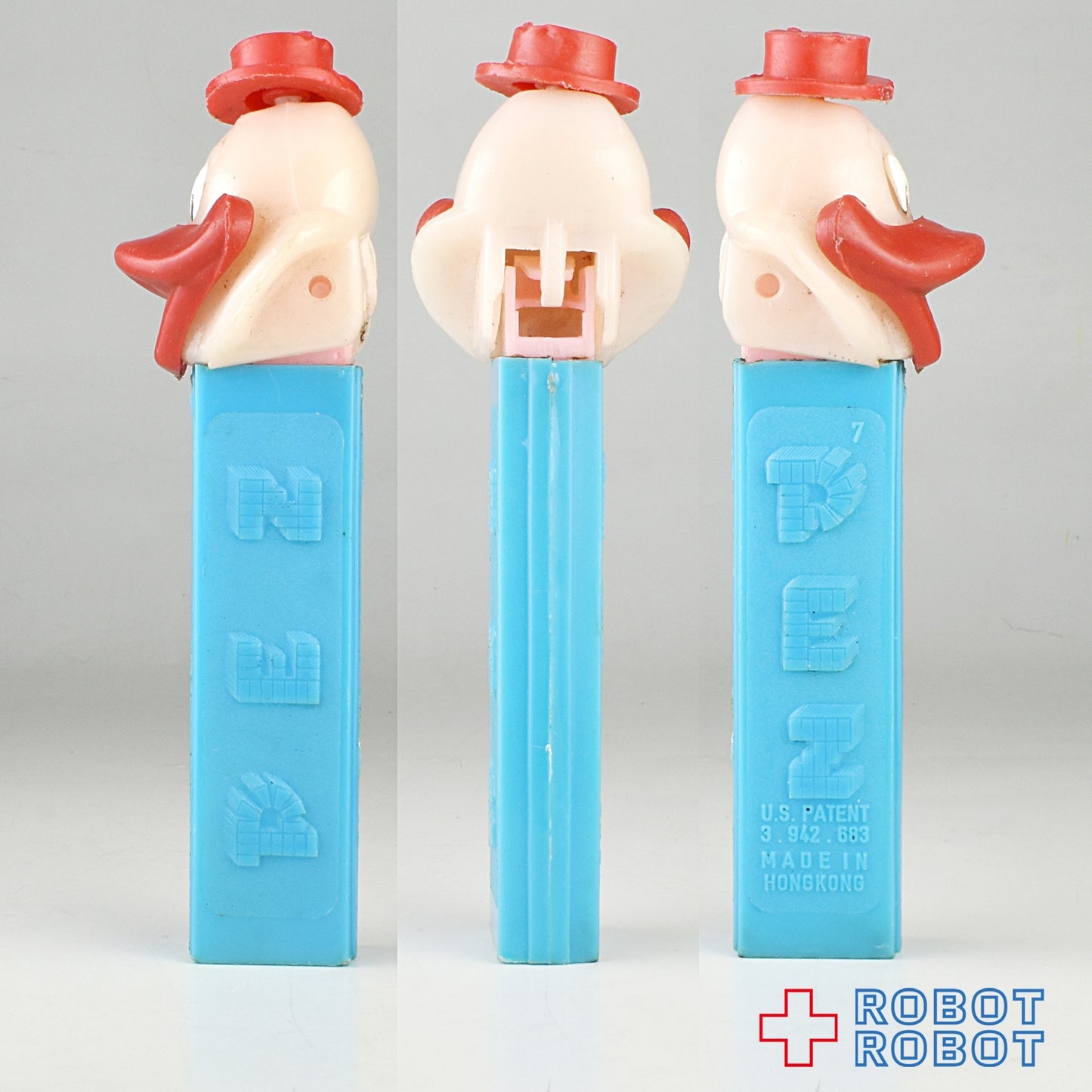 PEZ ダックウィズハット 足なし 青ステム 3.9