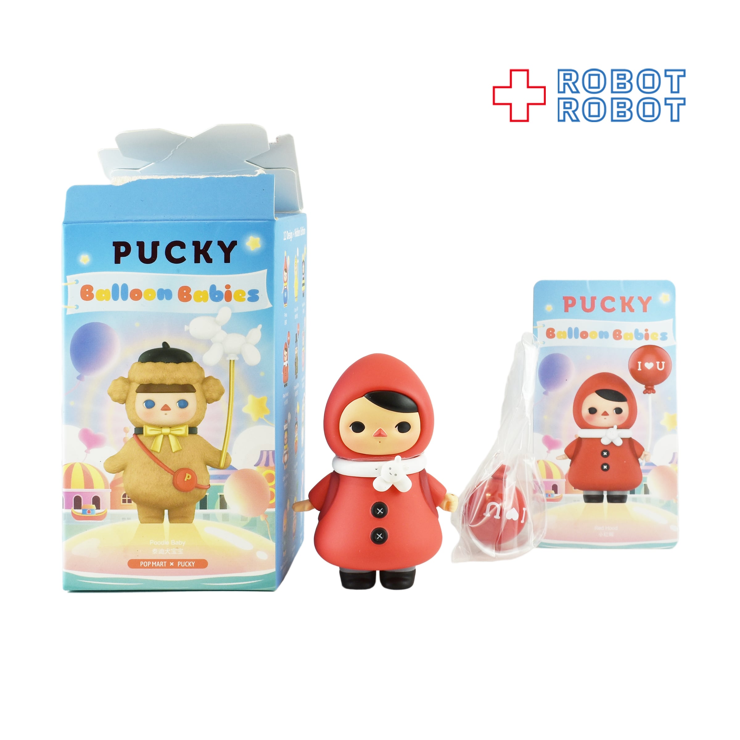 POPMART ポップマート PUCKY バルーンベイビーシリーズ 赤フード