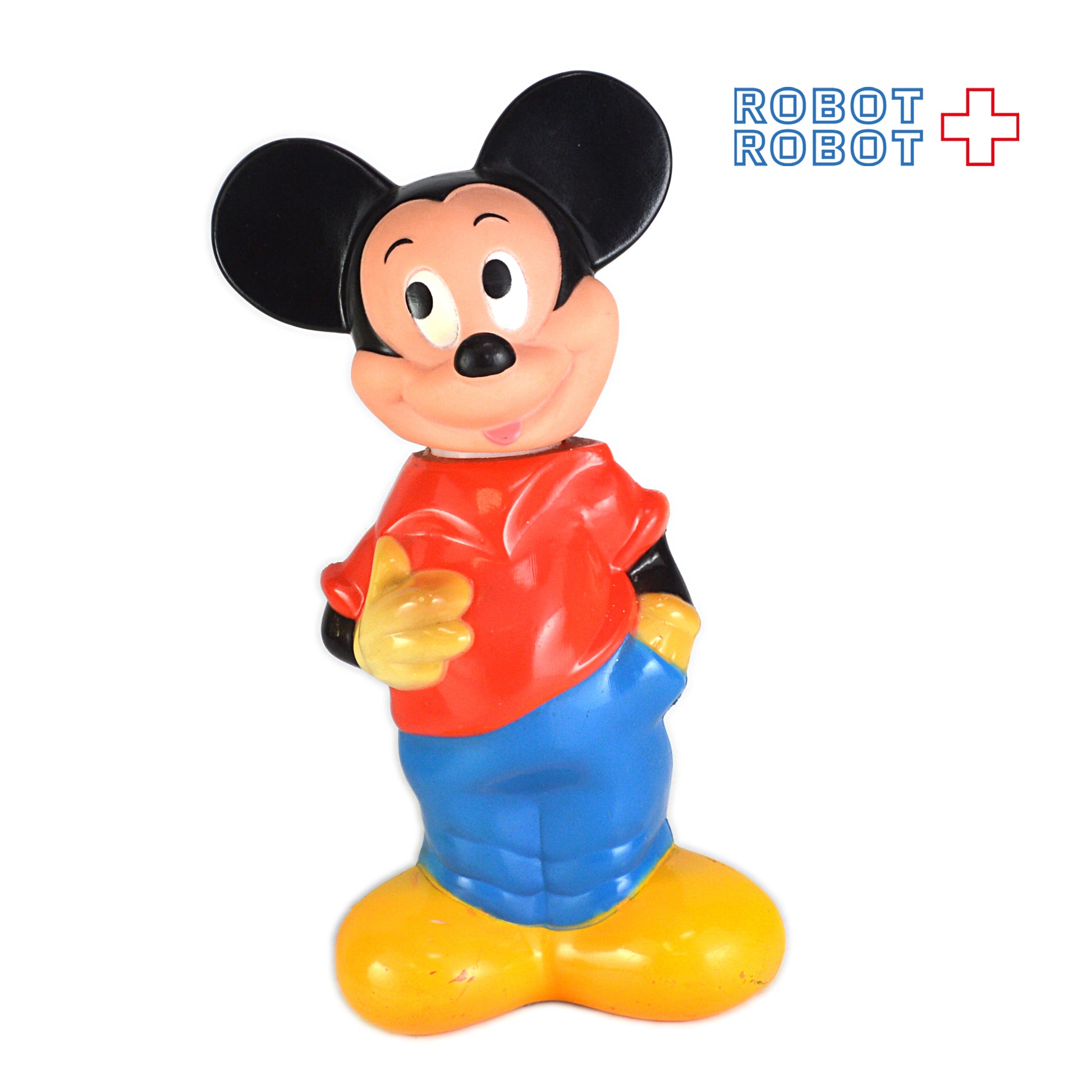 ミッキーマウス バブルバスボトル フィギュア 赤シャツ