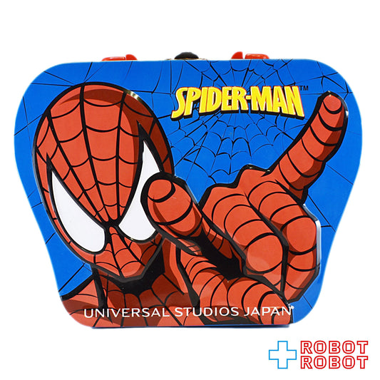 USJ スパイダーマン スーベニア お菓子缶ケース