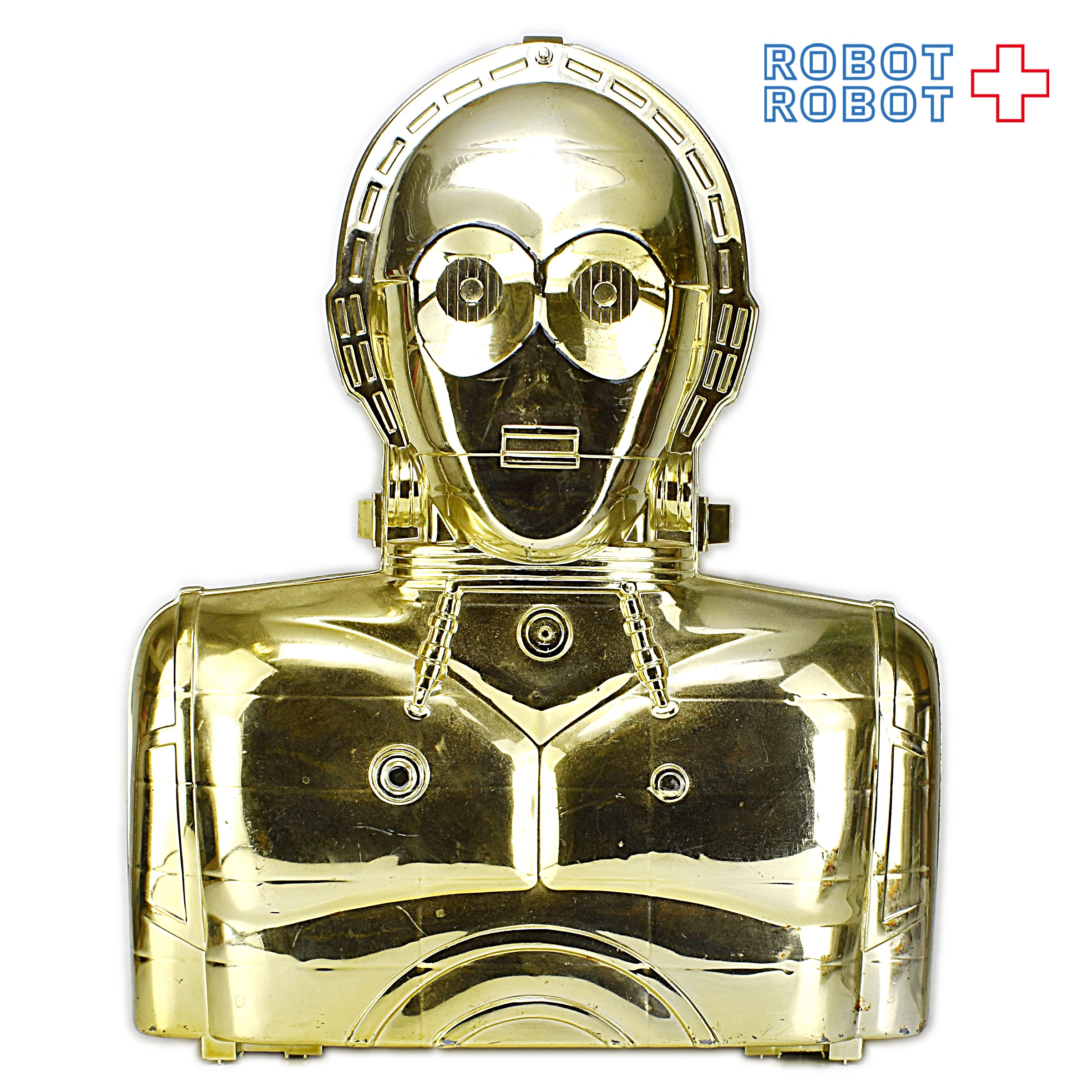 1983 Vintage Star Wars C-3PO Gold Action Figure Storage Case