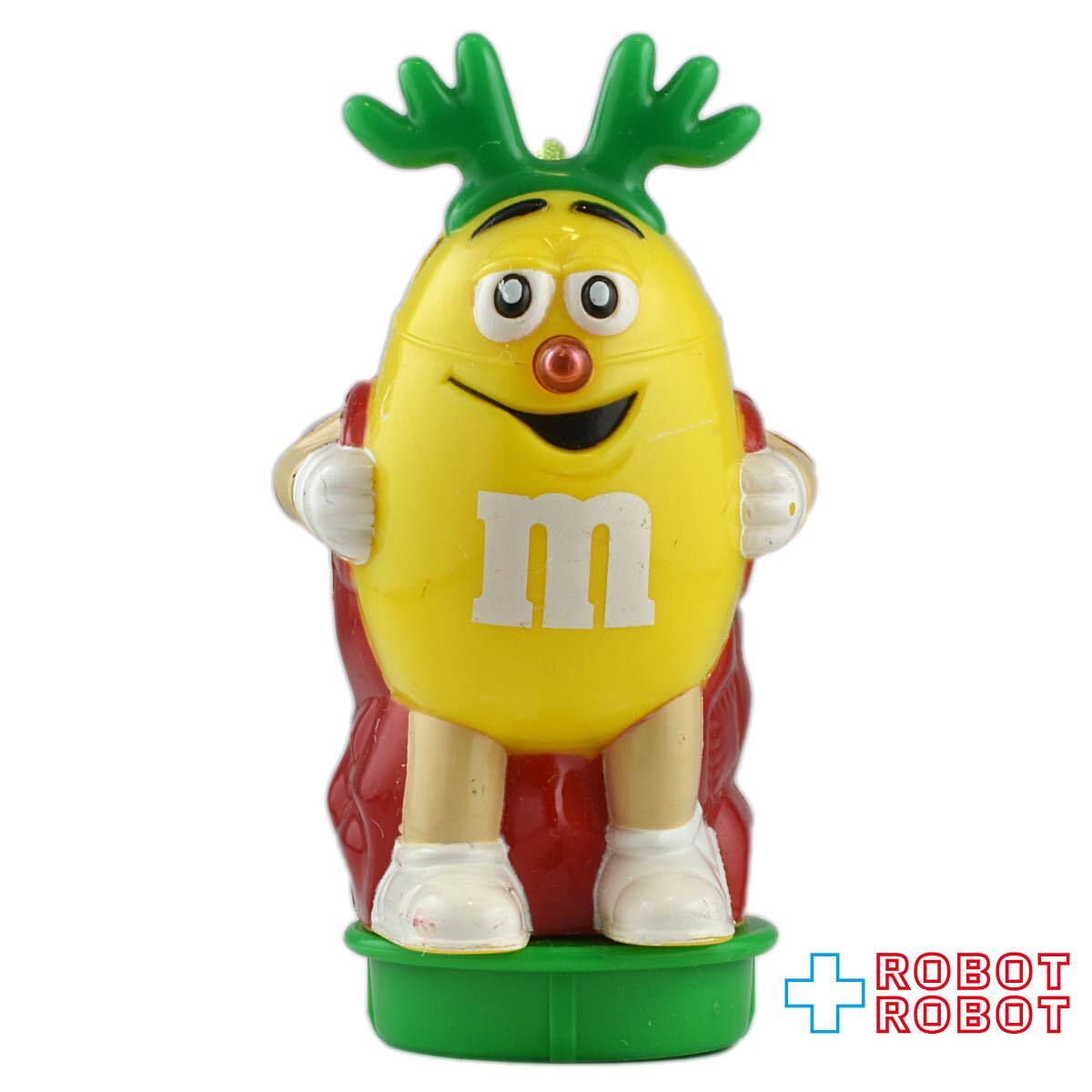 M&M's ピーナッツイエロー トナカイ クリスマスオーナメント