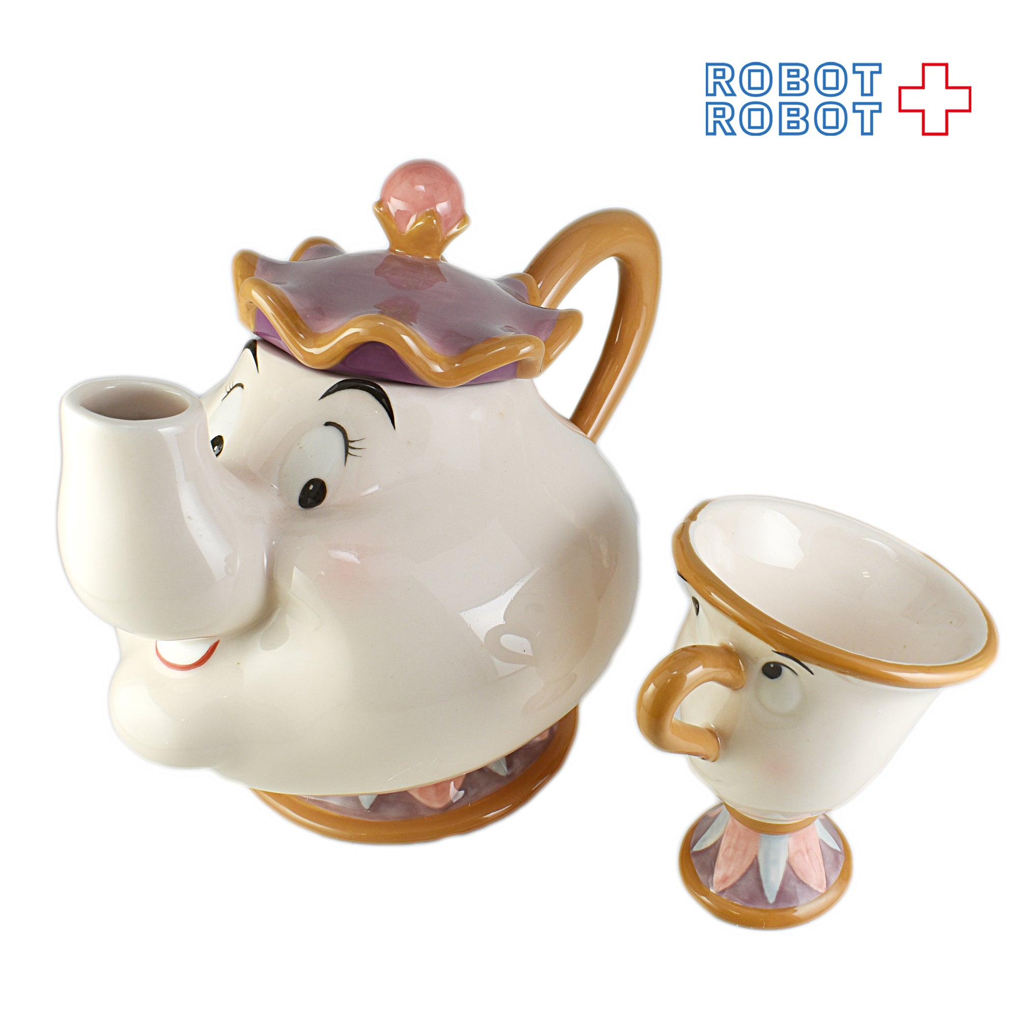 美女と野獣 10周年 ティー5点セット 陶器 フィギュアリン Yahoo