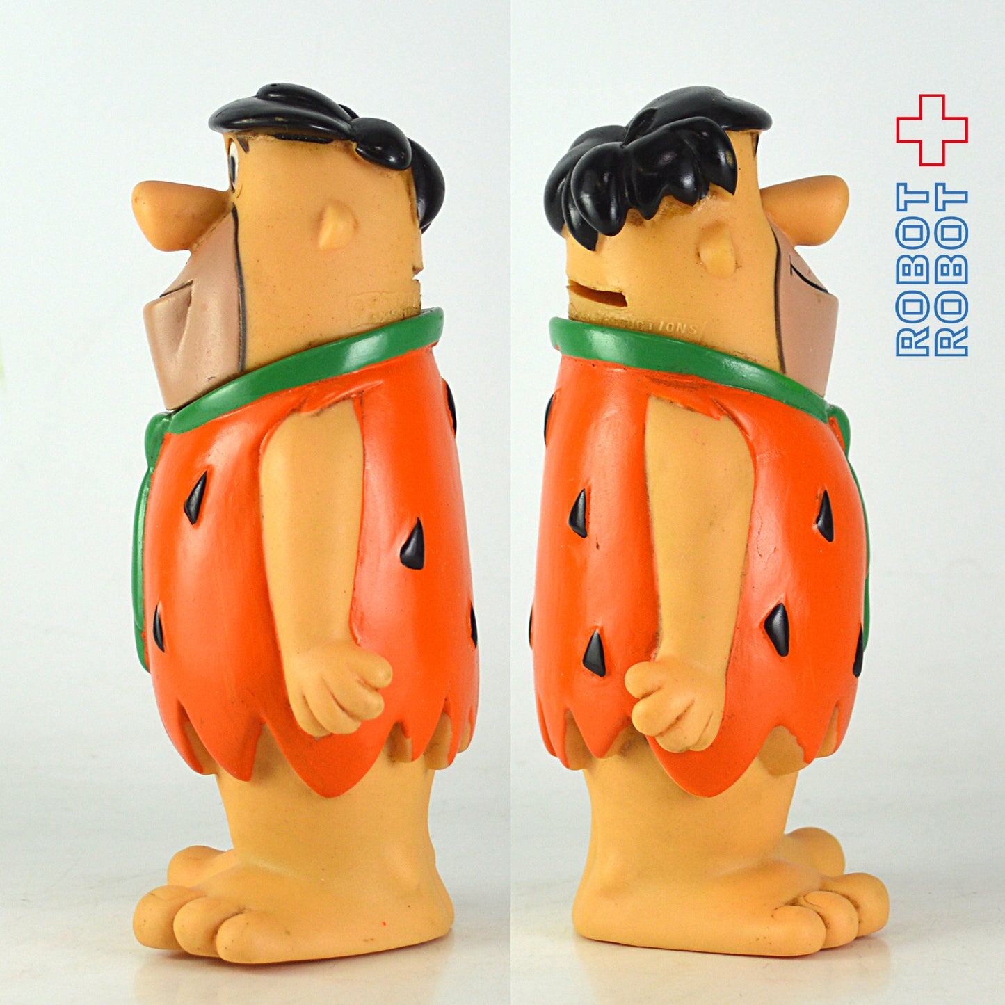 フリントストーン フレッド ソフビ貯金箱フィギュア ※難有り