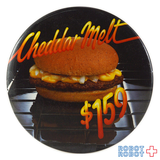 マクドナルド 缶バッジ チェダーメルト  $1.59