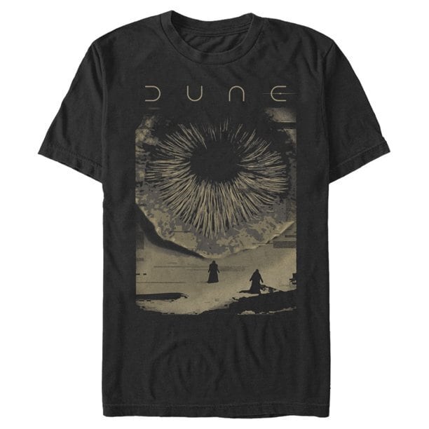 デューン Tシャツ Dune Sandworm Poster_ Black