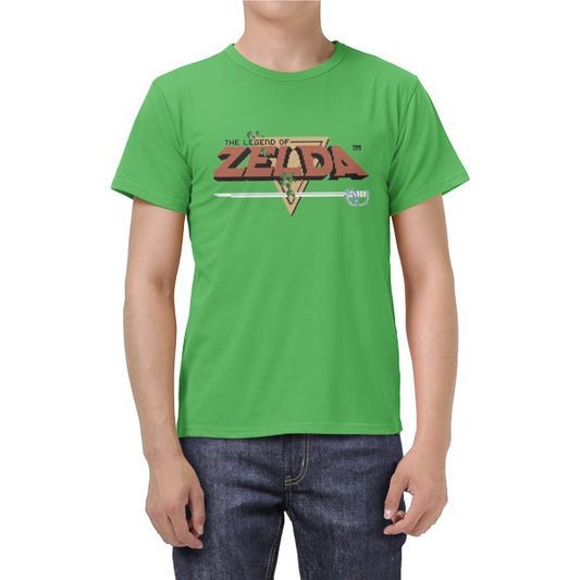 Tシャツ ゼルダの伝説 ロゴ グリーン