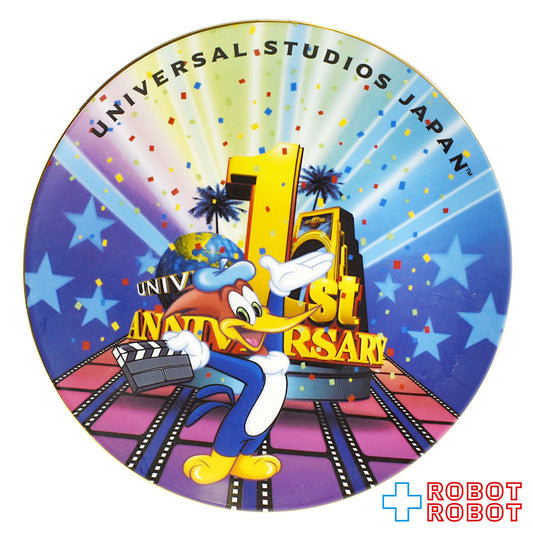USJ ユニバーサルスタジオジャパン １周年記念 ウッディー・ウッドペッカー 絵皿