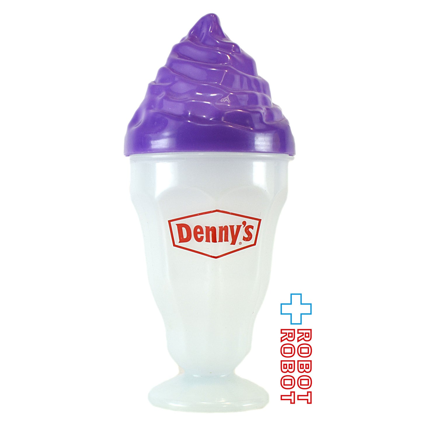 デニーズ アイスクリームサンデー プラスチック カップ 紫色