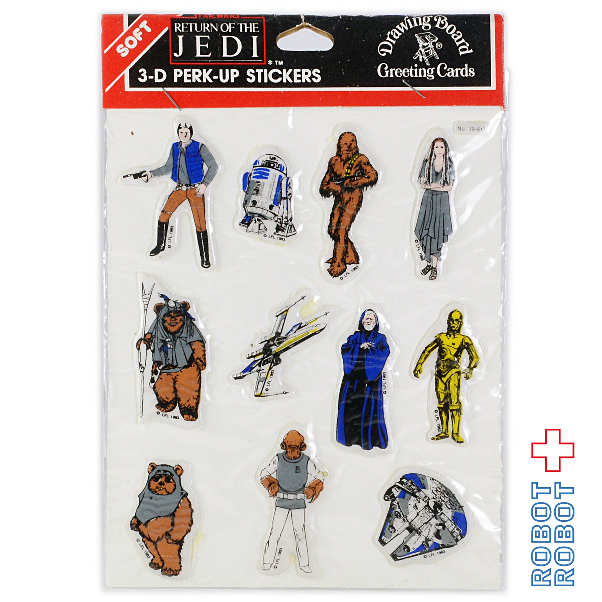 スター・ウォーズ ROTJ 反乱軍 3Dモコモコ シール 2020A