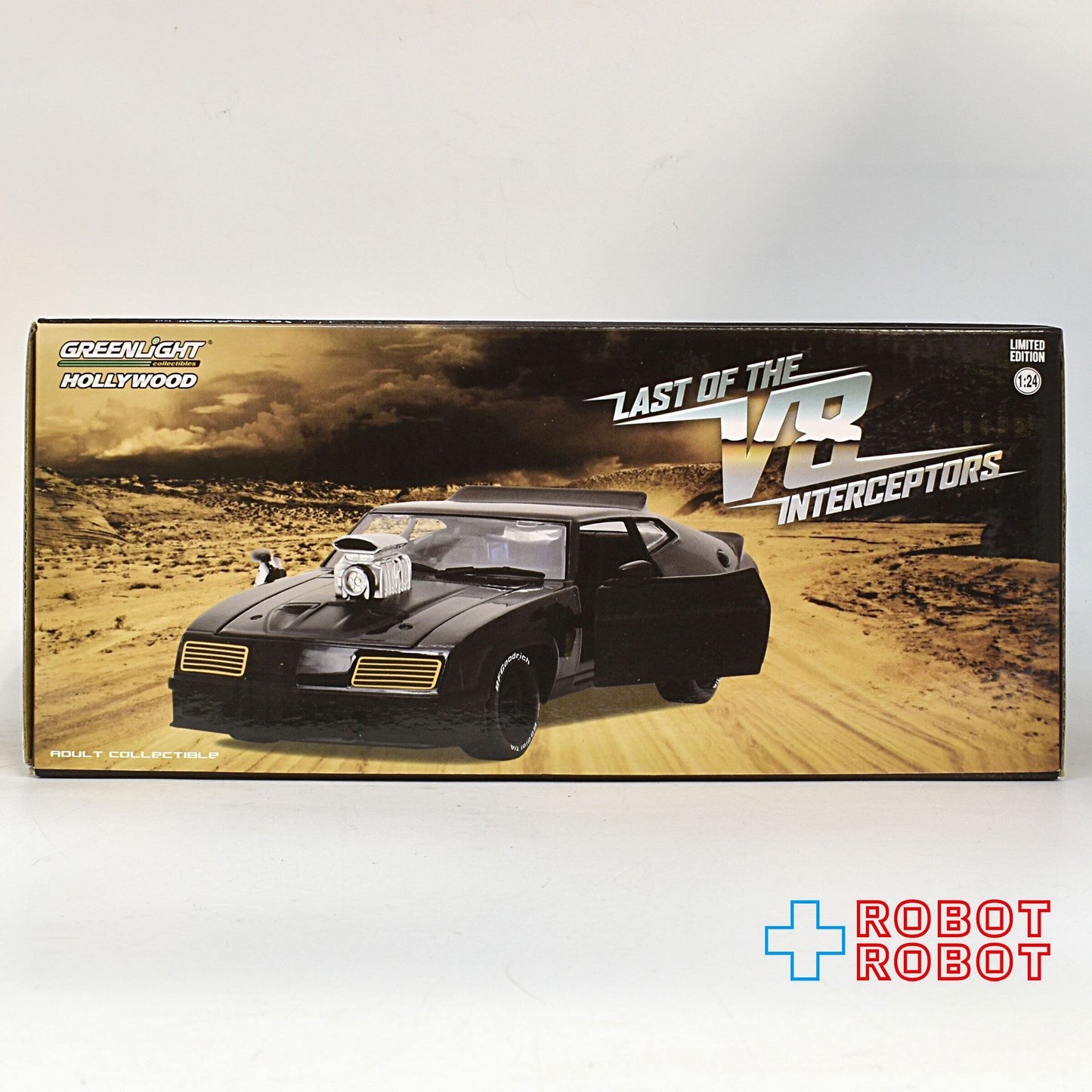 グリーンライト Last of the V8 Interceptors マッドマックス 1973 フォード ファルコン VB 1/24 ダイキャストカー 未開封