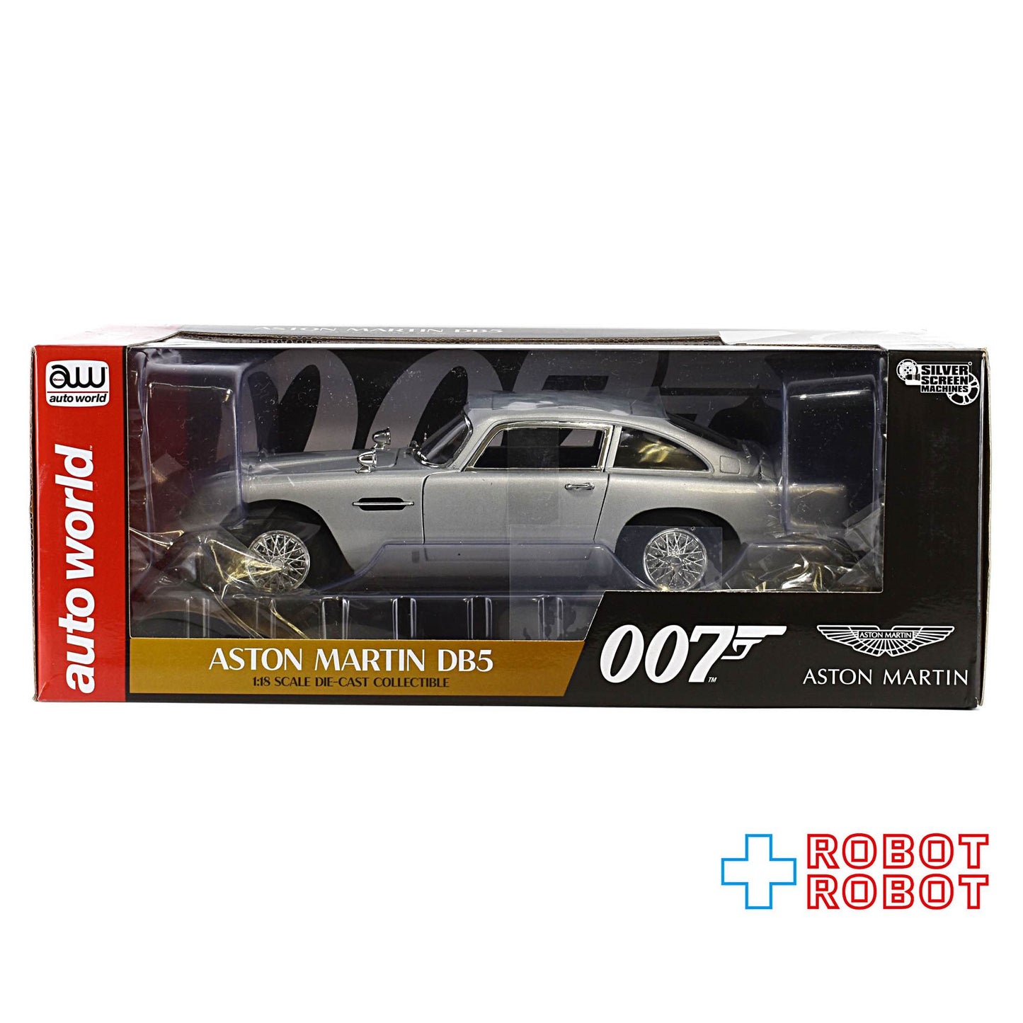 AUTO WORLD 1/18 アストンマーチン DB5 007 ノー・タイム・トゥ・ダイ ダイキャスト ミニカー