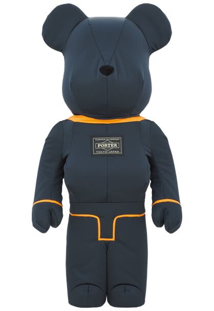 BE@RBRICK PORTER TANKER IRON BLUE Special Edition 1000％ ポーター WORLD WIDE TOUR 3 開催記念商品 MEDICOMTOY ベアブリック