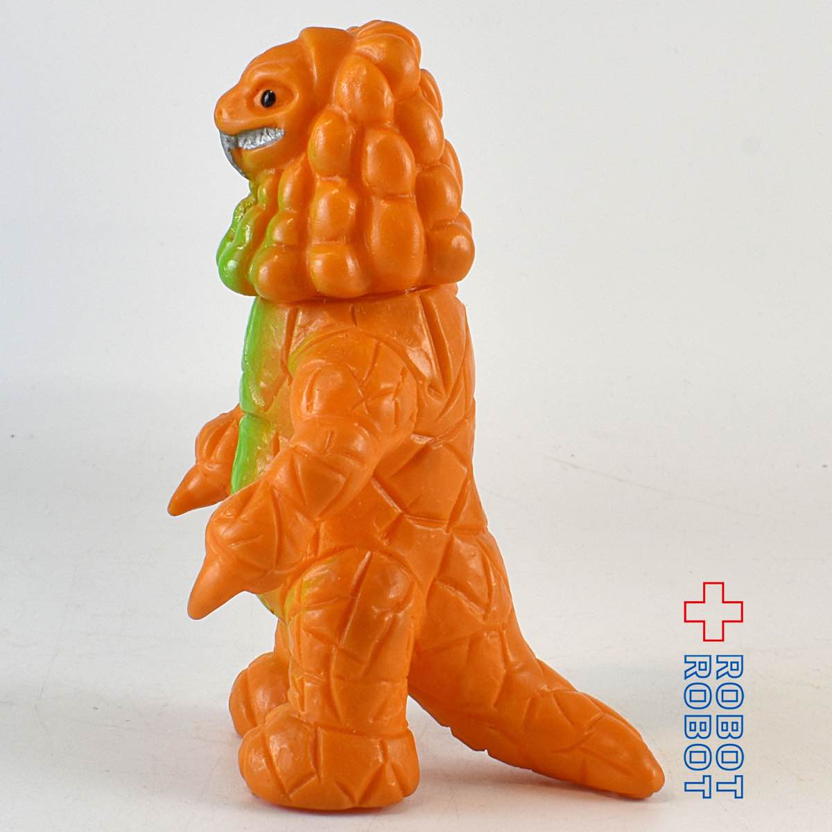 ブルマァク ミニソフビ ウルトラ怪獣 ダンガー オレンジ成形 緑