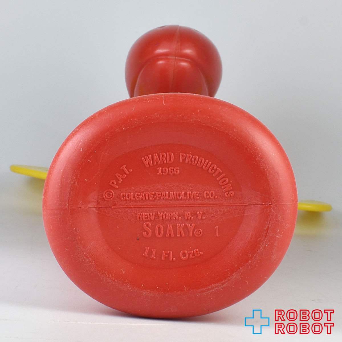 コルゲート ブルウィンクル 赤黄ボーダー ソーキー シャンプーボトル